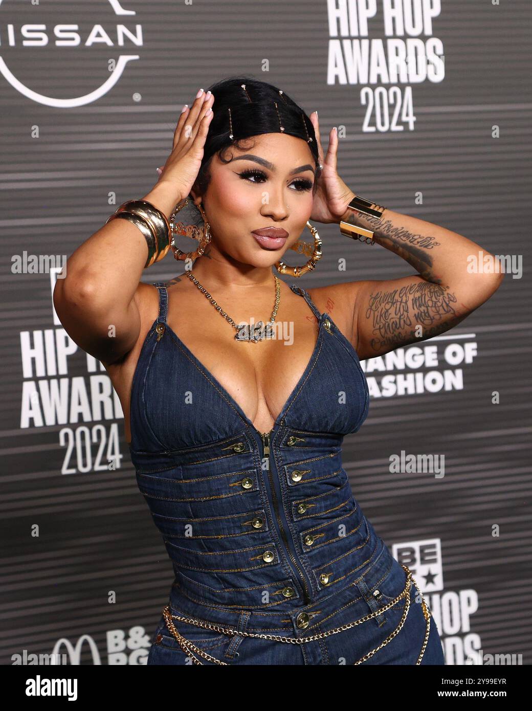 Ari Fletcher aux arrivées pour les BET Hip Hop Awards 2024, Drai s Nightclub & Beachclub, Las Vegas, NV, 8 octobre 2024. Photo par : Collection JA/Everett Banque D'Images