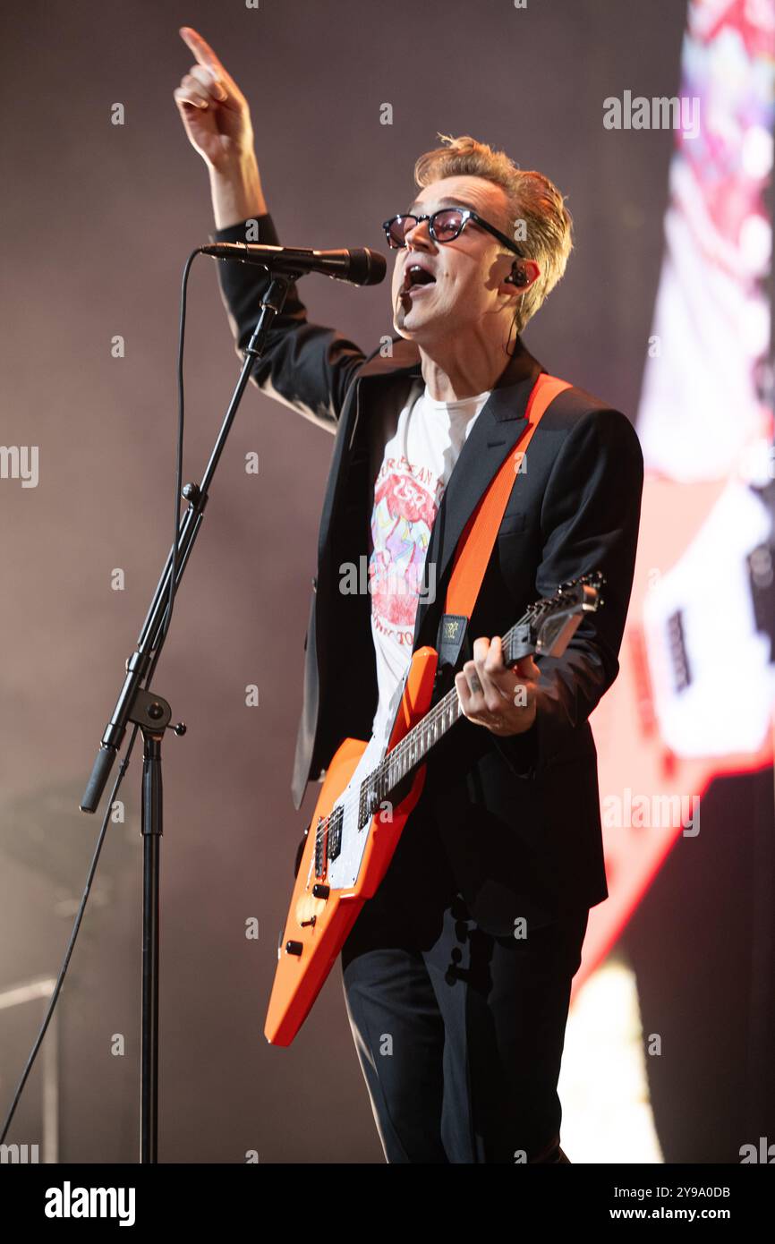 Tom Fletcher de McFly lors de leur concert « 21st Birthday Party » à l’O2, Londres Banque D'Images Tom Fletcher de McFly lors de leur concert « 21st Birthday Party » à l’O2, Londres Banque D'Images