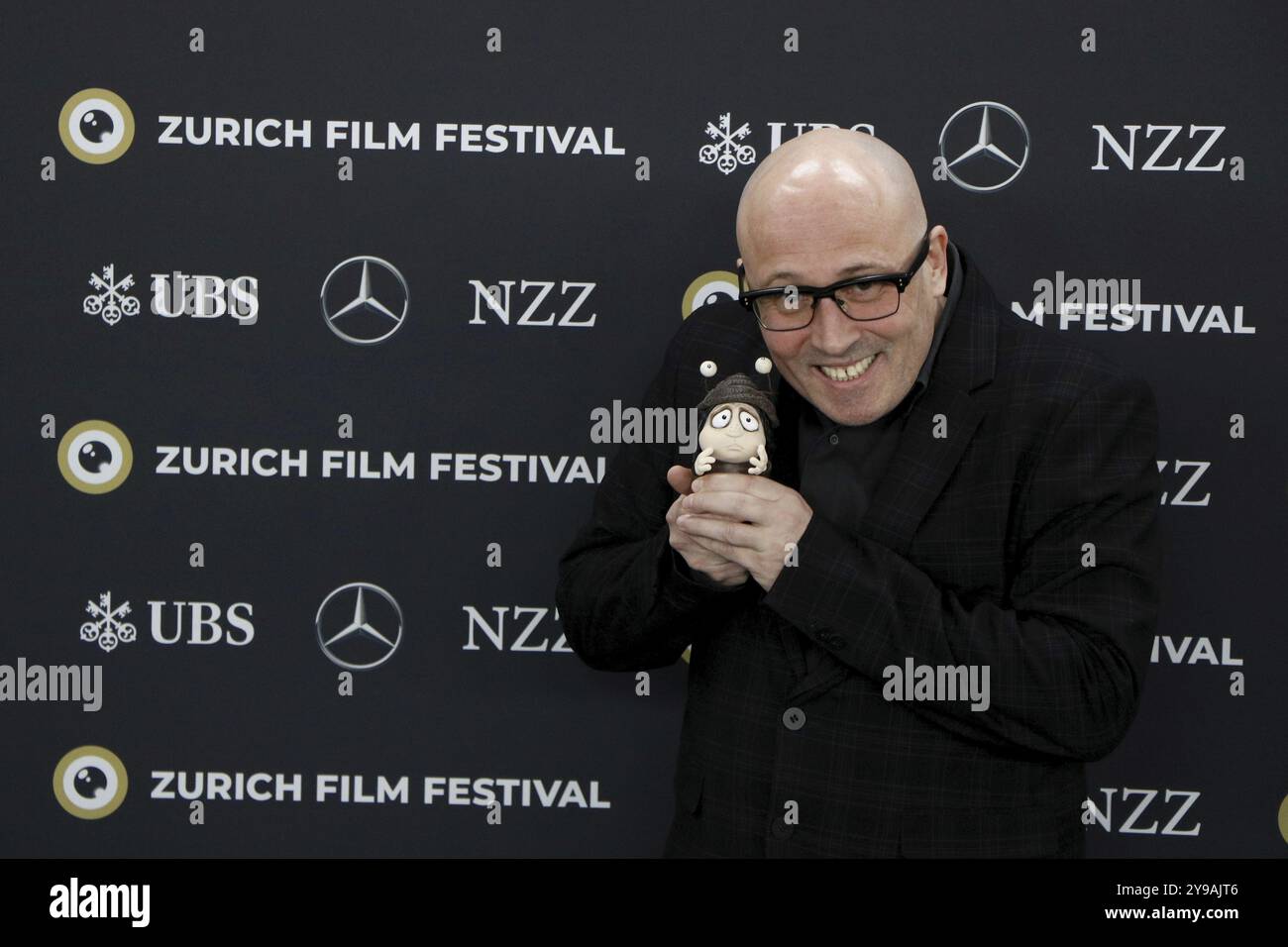 Adam Elliot à la première de Memoir of a Snail dans le cadre du 20e Festival du film de Zurich, Zurich, 08.10.2024 Banque D'Images