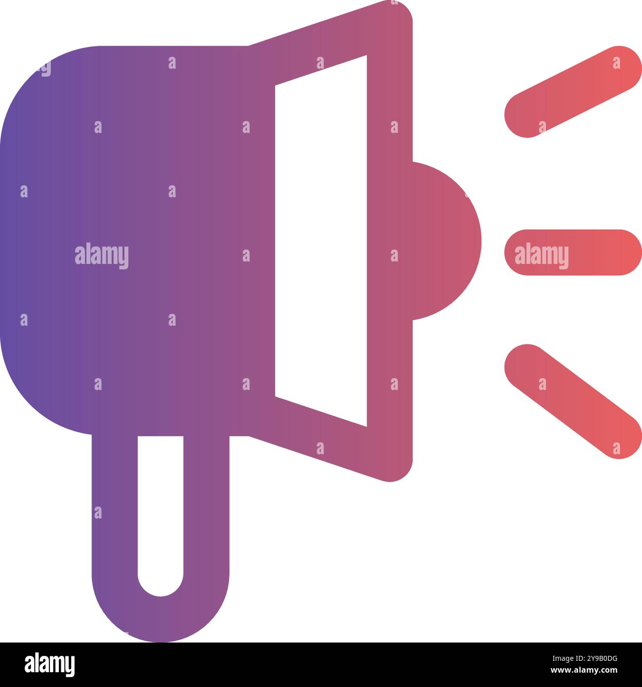 Icônes publicitaires. avec un style moderne et des couleurs de remplissage dégradées. Convient pour les sites Web, l'interface utilisateur et les applications mobiles. Illustration de Vecteur