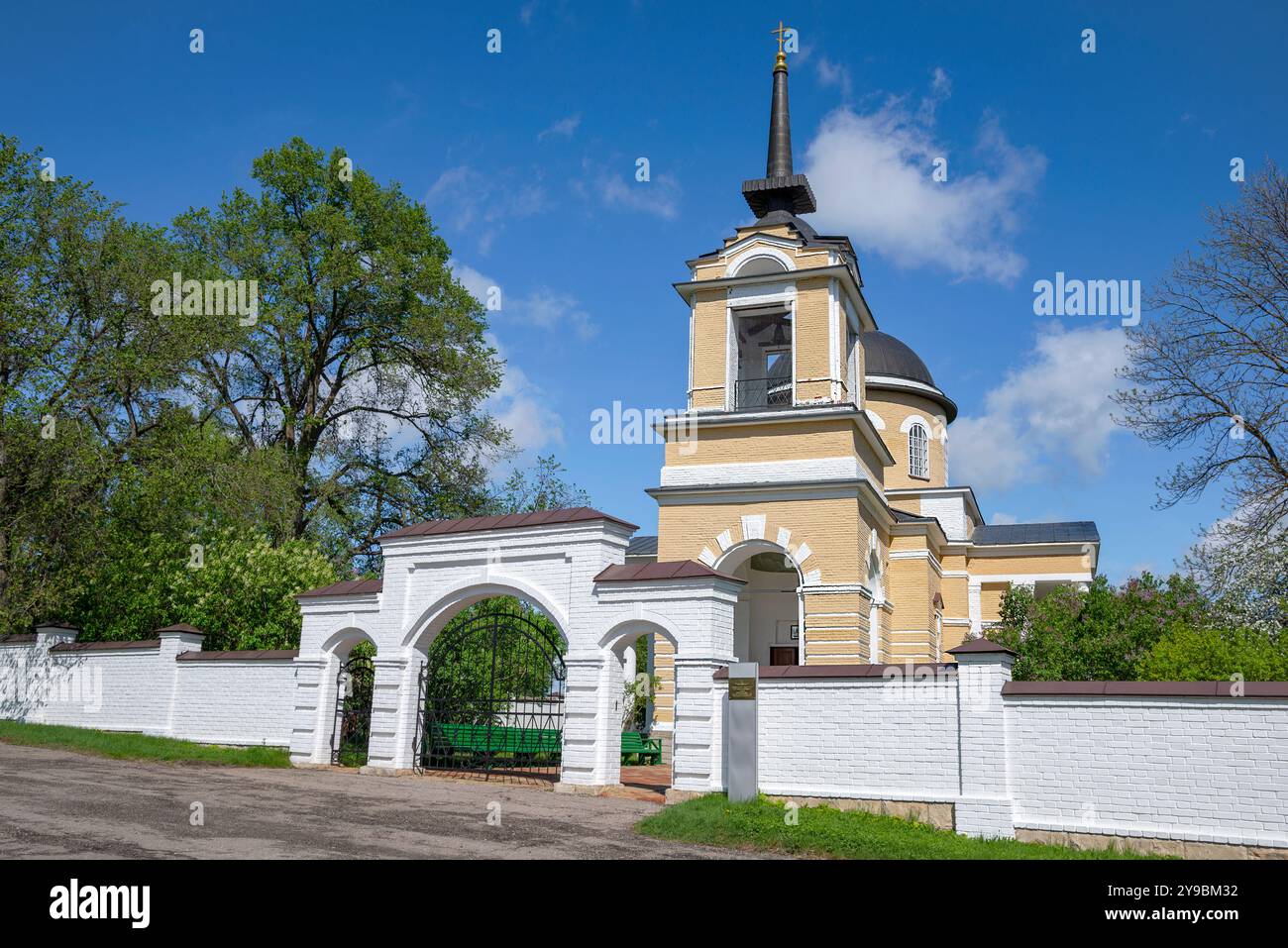 Ancienne église de Michel l'Archange, Lermontovo, région de Penza, Russie Banque D'Images