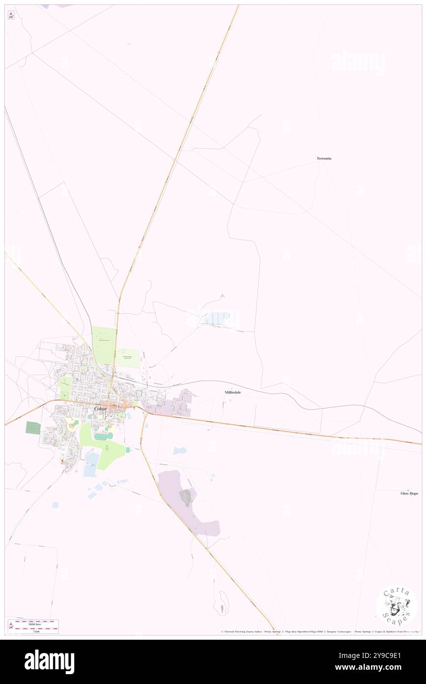 Cobar Reservoir, , au, Australie, Nouvelle-Galles du Sud, s 31 28' 48'', N 145 51' 42'', carte, Cartascapes carte publiée en 2024. Explorez Cartascapes, une carte qui révèle la diversité des paysages, des cultures et des écosystèmes de la Terre. Voyage à travers le temps et l'espace, découvrir l'interconnexion du passé, du présent et de l'avenir de notre planète. Banque D'Images