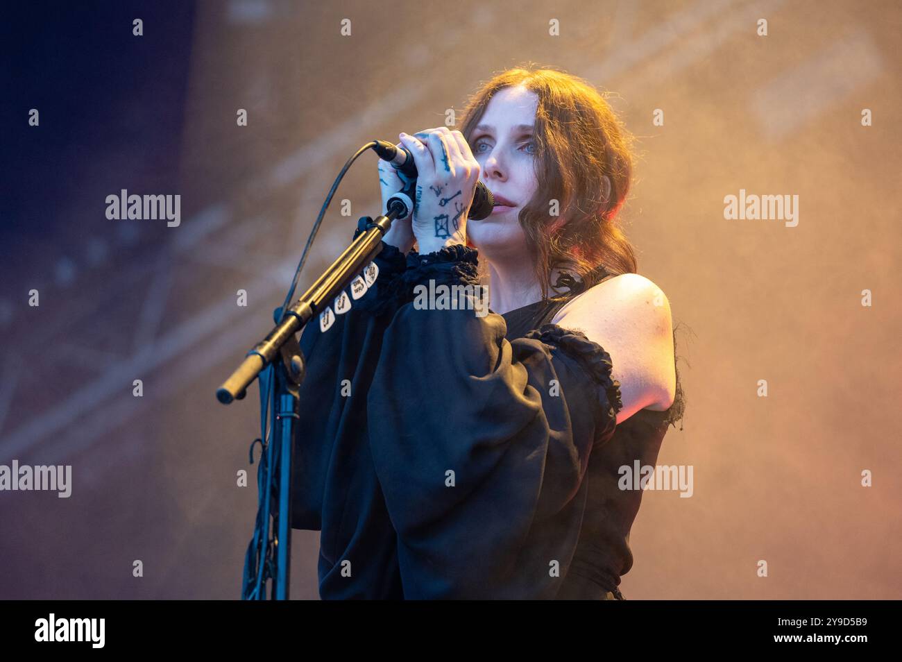 29 juin 2024 : Chelsea Wolfe se produit au festival Hellfest Open Air à Clisson Banque D'Images