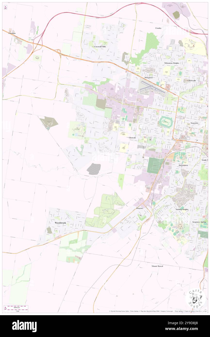 Alma Vale, Toowoomba, au, Australie, Queensland, s 27 34' 24'', N 151 53' 39'', carte, Cartascapes carte publiée en 2024. Explorez Cartascapes, une carte qui révèle la diversité des paysages, des cultures et des écosystèmes de la Terre. Voyage à travers le temps et l'espace, découvrir l'interconnexion du passé, du présent et de l'avenir de notre planète. Banque D'Images