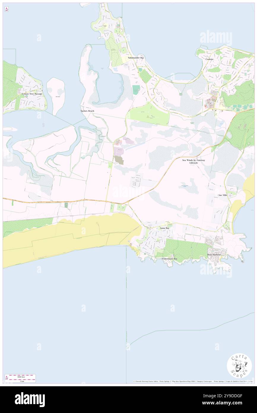 Anna Bay, , au, Australie, Nouvelle-Galles du Sud, s 32 46' 54'', N 152 8' 4'', carte, Cartascapes carte publiée en 2024. Explorez Cartascapes, une carte qui révèle la diversité des paysages, des cultures et des écosystèmes de la Terre. Voyage à travers le temps et l'espace, découvrir l'interconnexion du passé, du présent et de l'avenir de notre planète. Banque D'Images