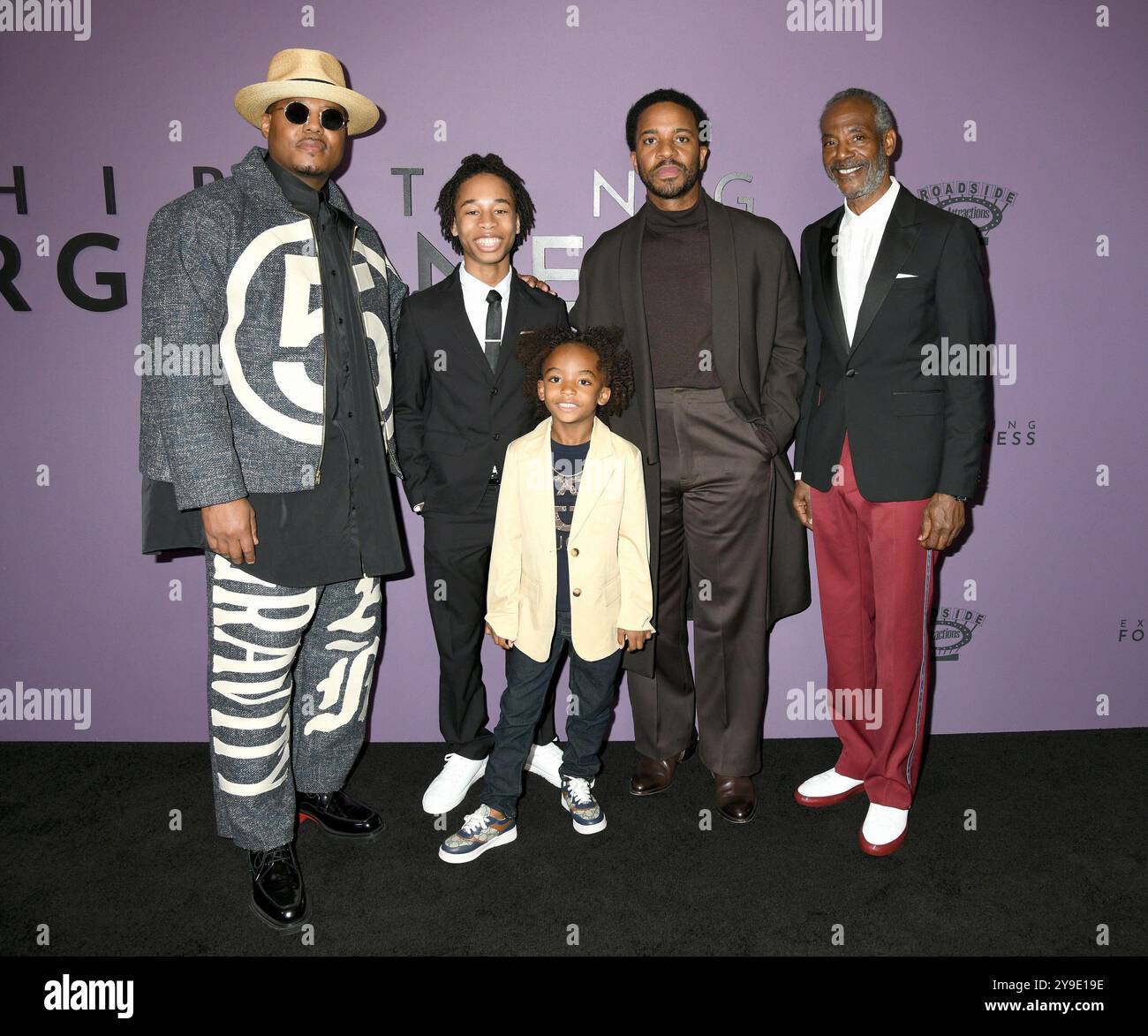 NY. 09 octobre 2024. Titus Kaphar, Daniel Michael Barriere, Ian Foreman, Andre Holland, John Earl Jelks aux arrivées pour leur première EXPOSITION SUR LE PARDON, MoMA Museum of Modern Art, New York, NY, 9 octobre 2024. Crédit : Quoin pics/Everett Collection/Alamy Live News Banque D'Images