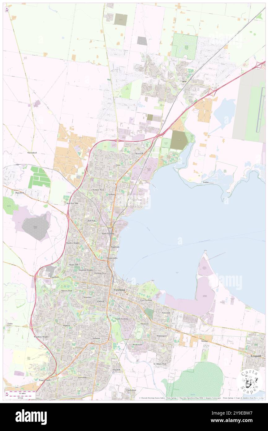 North Shore, Greater Geelong, au, Australia, Victoria, s 38 5' 54'', N 144 21' 56'', carte, Cartascapes carte publiée en 2024. Explorez Cartascapes, une carte qui révèle la diversité des paysages, des cultures et des écosystèmes de la Terre. Voyage à travers le temps et l'espace, découvrir l'interconnexion du passé, du présent et de l'avenir de notre planète. Banque D'Images