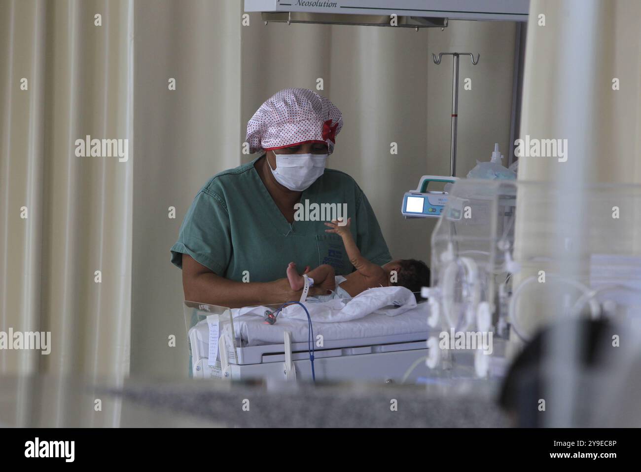 ilheus, bahia, brésil - 24 mai 2022 : vue d'un hôpital public dans la ville d'Ilheus. Banque D'Images