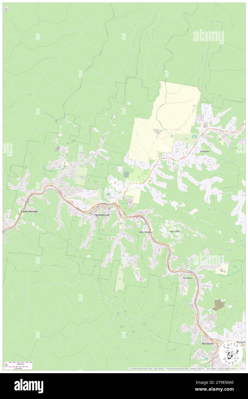 Springwood, Blue Mountains Municipality, au, Australie, Nouvelle-Galles du Sud, s 33 42' 0'', N 150 33' 0'', carte, Cartascapes carte publiée en 2024. Explorez Cartascapes, une carte qui révèle la diversité des paysages, des cultures et des écosystèmes de la Terre. Voyage à travers le temps et l'espace, découvrir l'interconnexion du passé, du présent et de l'avenir de notre planète. Banque D'Images