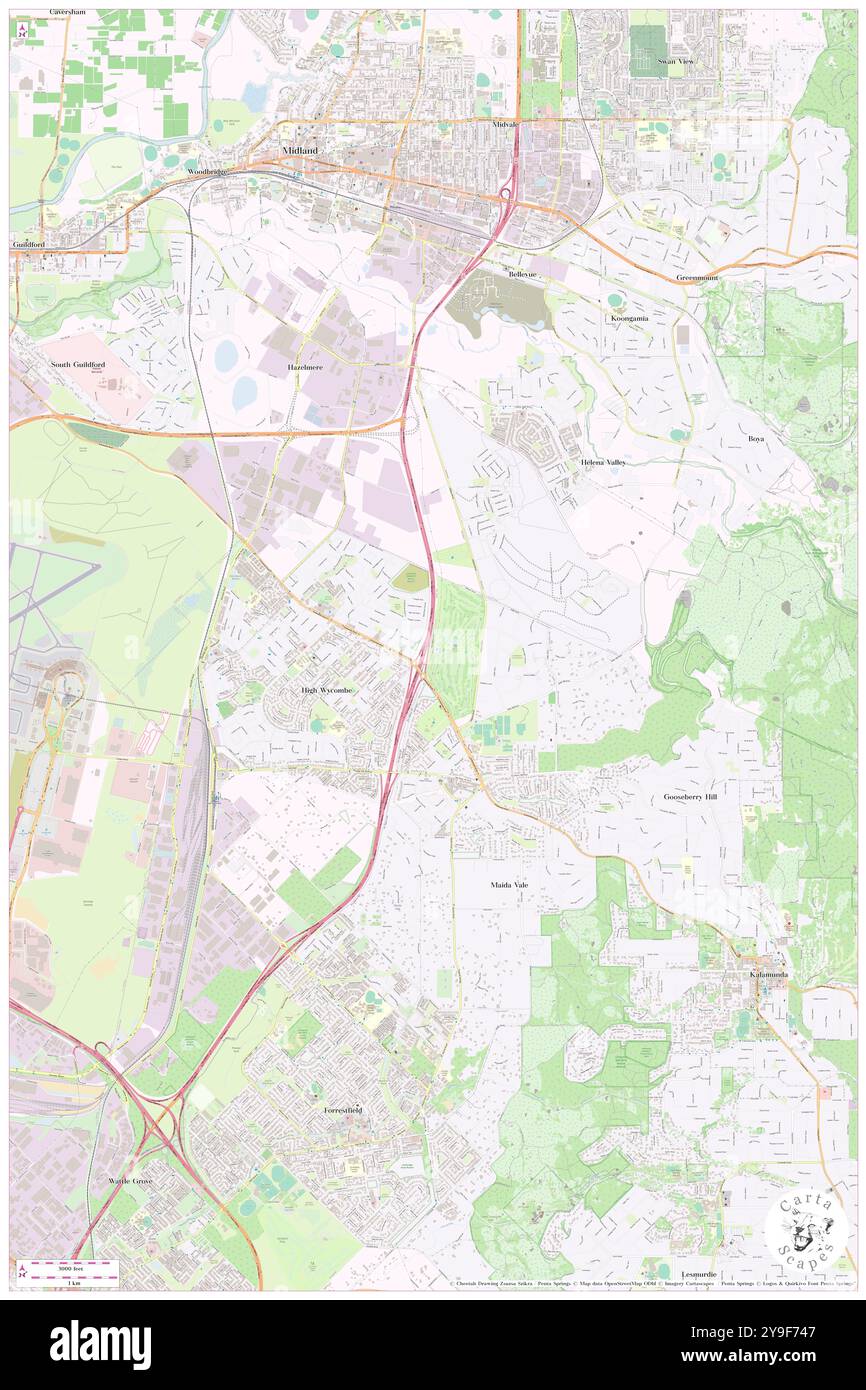 Parcours de golf de Hillview, Kalamunda, au, Australie, Australie occidentale, s 31 56' 21'', N 116 1' 5'', carte, Cartascapes carte publiée en 2024. Explorez Cartascapes, une carte qui révèle la diversité des paysages, des cultures et des écosystèmes de la Terre. Voyage à travers le temps et l'espace, découvrir l'interconnexion du passé, du présent et de l'avenir de notre planète. Banque D'Images