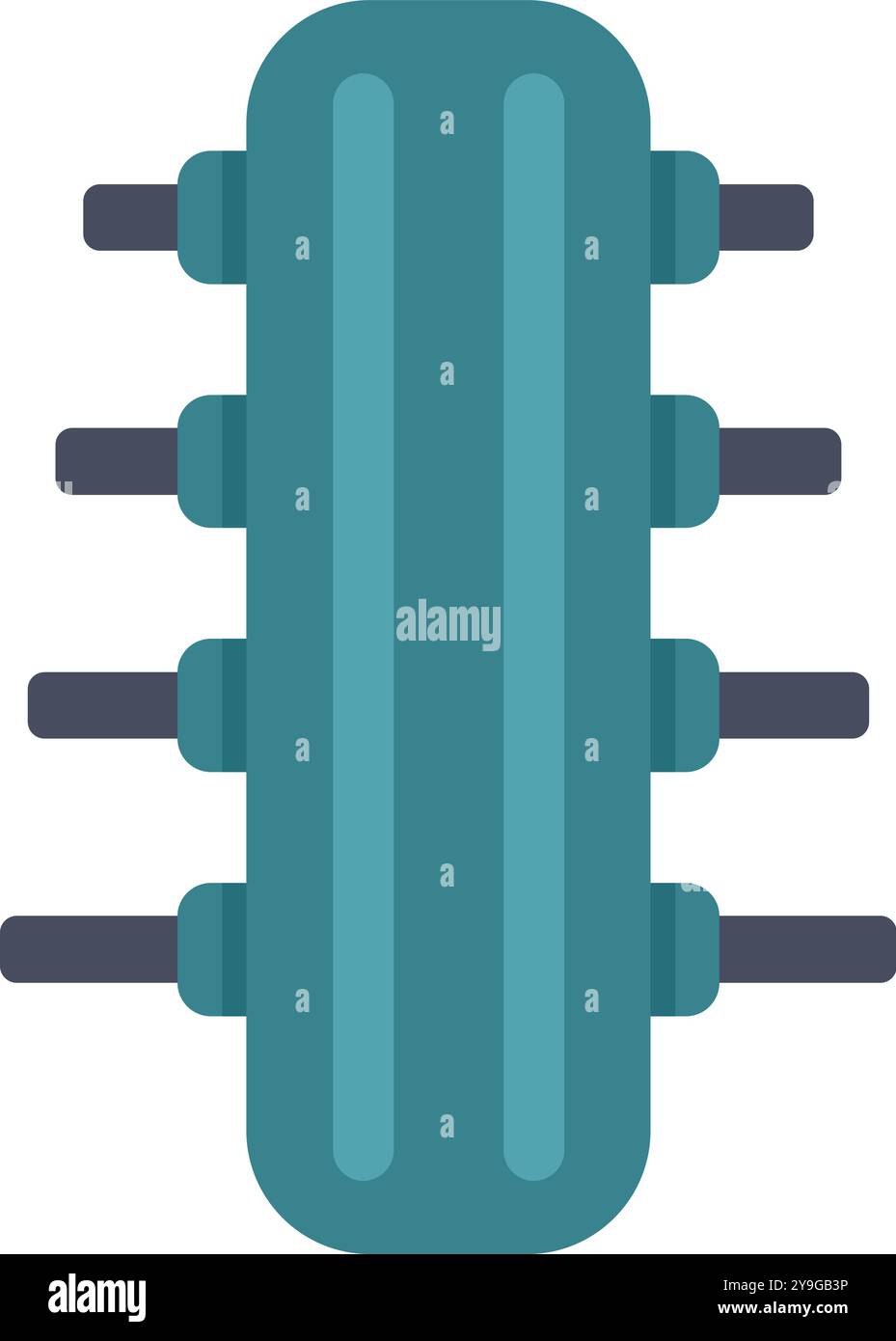 L'invention concerne un tube à vide avec des broches de connexion, utile pour illustrer des concepts liés à la technologie rétro, à l'électronique et à l'équipement audio Illustration de Vecteur