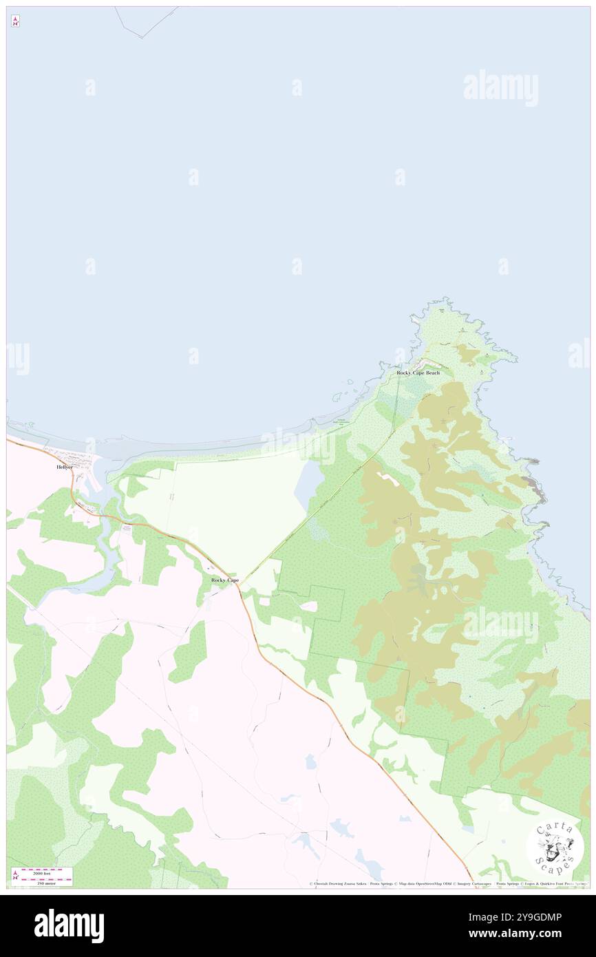 Rocky Cape National Park, , au, Australie, Tasmanie, s 40 52' 11'', N 145 28' 47'', carte, Cartascapes carte publiée en 2024. Explorez Cartascapes, une carte qui révèle la diversité des paysages, des cultures et des écosystèmes de la Terre. Voyage à travers le temps et l'espace, découvrir l'interconnexion du passé, du présent et de l'avenir de notre planète. Banque D'Images