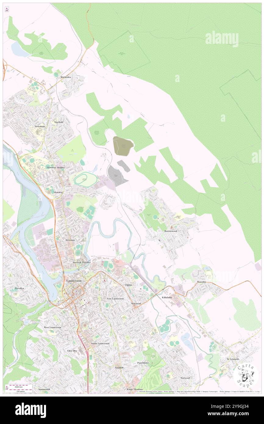 Ravenswood Sports Ground, Launceston, au, Australie, Tasmanie, s 41 24' 35'', N 147 9' 35'', carte, Cartascapes carte publiée en 2024. Explorez Cartascapes, une carte qui révèle la diversité des paysages, des cultures et des écosystèmes de la Terre. Voyage à travers le temps et l'espace, découvrir l'interconnexion du passé, du présent et de l'avenir de notre planète. Banque D'Images