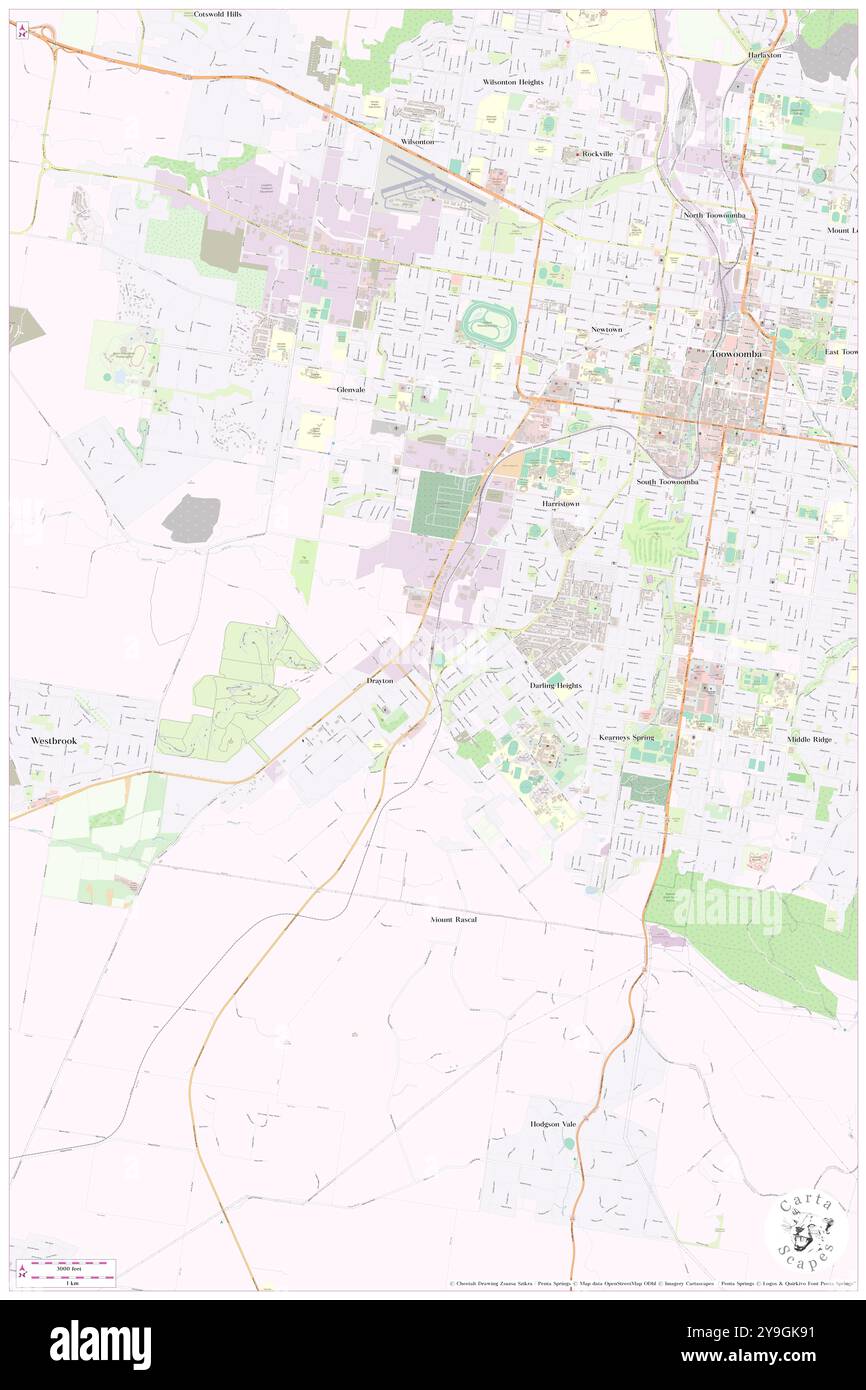 Drayton, Toowoomba, au, Australie, Queensland, s 27 35' 32'', N 151 55' 2'', carte, Cartascapes carte publiée en 2024. Explorez Cartascapes, une carte qui révèle la diversité des paysages, des cultures et des écosystèmes de la Terre. Voyage à travers le temps et l'espace, découvrir l'interconnexion du passé, du présent et de l'avenir de notre planète. Banque D'Images