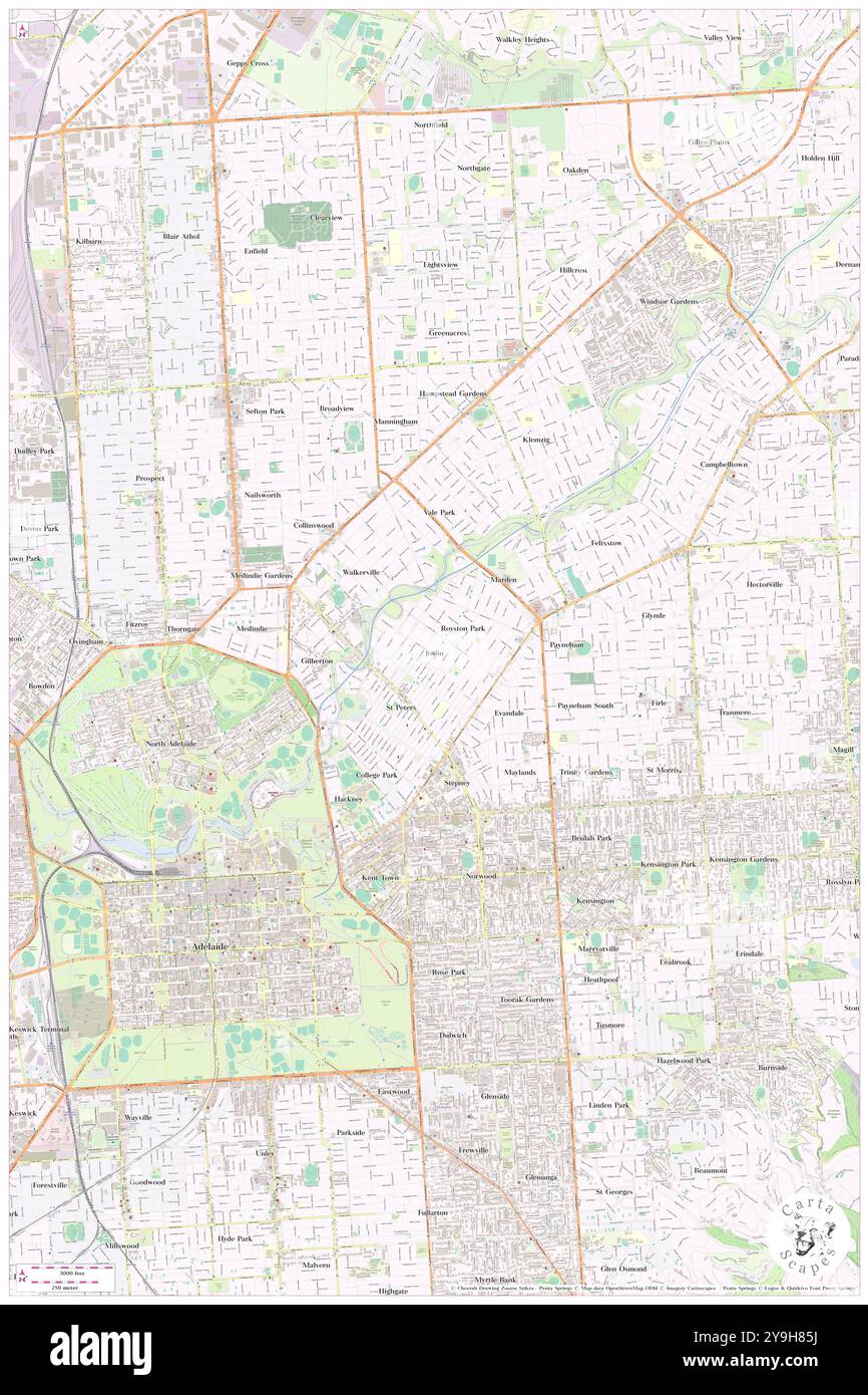 Joslin, Norwood Payneham St Peters, au, Australia, South Australia, S 34 53' 58'', N 138 37' 35'', map, Cartascapes map publié en 2024. Explorez Cartascapes, une carte qui révèle la diversité des paysages, des cultures et des écosystèmes de la Terre. Voyage à travers le temps et l'espace, découvrir l'interconnexion du passé, du présent et de l'avenir de notre planète. Banque D'Images