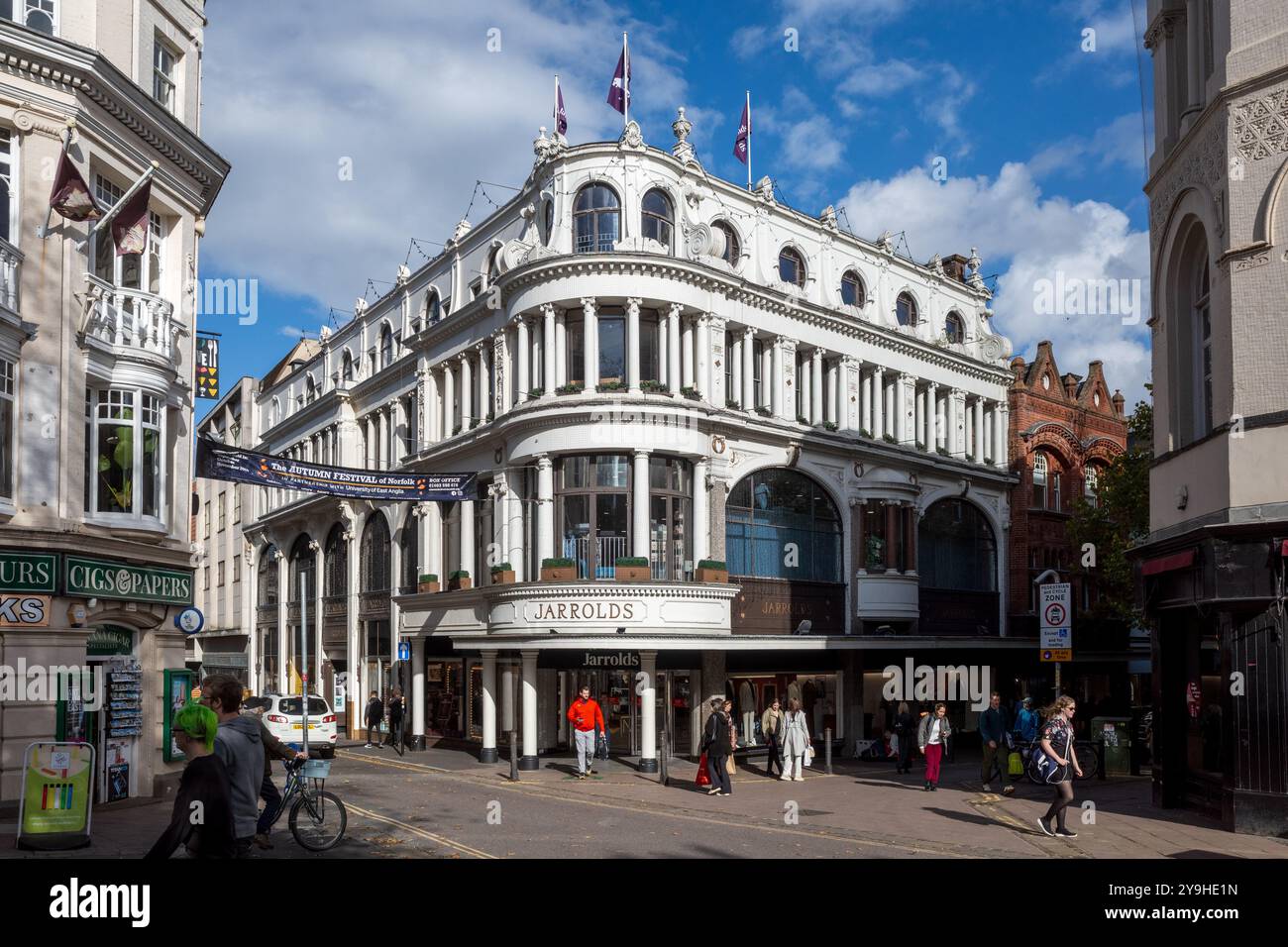 Jarrolds Department Store, dans le centre de Norwich, l'architecte George Skipper, ouvert 1905 Banque D'Images