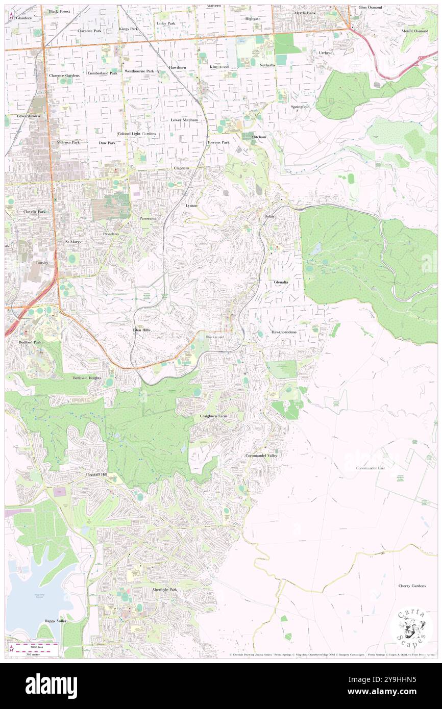 Blackwood, Mitcham, au, Australie, Australie méridionale, s 35 1' 17'', N 138 36' 51'', carte, Cartascapes carte publiée en 2024. Explorez Cartascapes, une carte qui révèle la diversité des paysages, des cultures et des écosystèmes de la Terre. Voyage à travers le temps et l'espace, découvrir l'interconnexion du passé, du présent et de l'avenir de notre planète. Banque D'Images