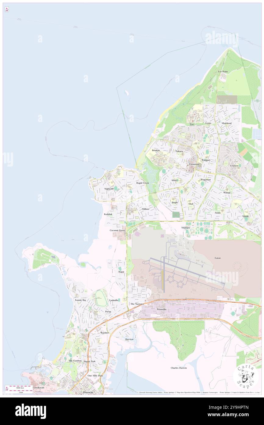 Saint Pauls Catholic School, Darwin, au, Australie, territoire du Nord, s 12 23' 13'', N 130 51' 29'', carte, Cartascapes carte publiée en 2024. Explorez Cartascapes, une carte qui révèle la diversité des paysages, des cultures et des écosystèmes de la Terre. Voyage à travers le temps et l'espace, découvrir l'interconnexion du passé, du présent et de l'avenir de notre planète. Banque D'Images