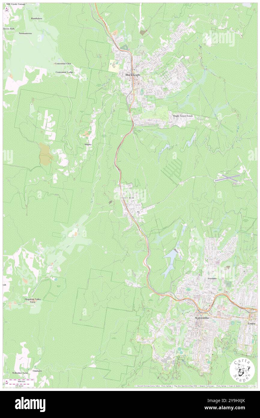 Medlow Park, Blue Mountains Municipality, au, Australie, Nouvelle-Galles du Sud, s 33 40' 24'', N 150 17' 1'', carte, Cartascapes carte publiée en 2024. Explorez Cartascapes, une carte qui révèle la diversité des paysages, des cultures et des écosystèmes de la Terre. Voyage à travers le temps et l'espace, découvrir l'interconnexion du passé, du présent et de l'avenir de notre planète. Banque D'Images