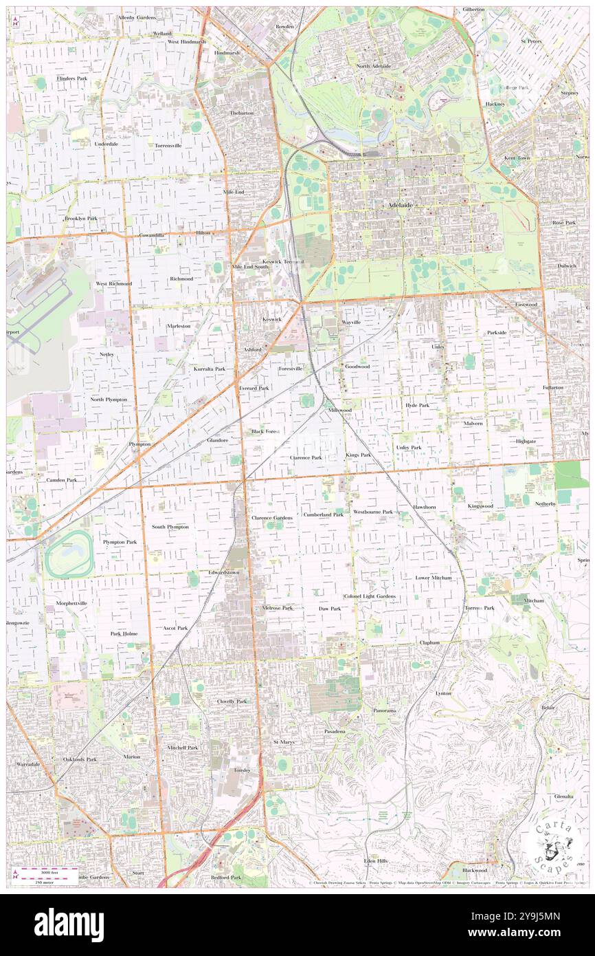 Clarence Park, Unley, au, Australie, Australie méridionale, s 34 57' 44'', N 138 34' 55'', carte, Cartascapes carte publiée en 2024. Explorez Cartascapes, une carte qui révèle la diversité des paysages, des cultures et des écosystèmes de la Terre. Voyage à travers le temps et l'espace, découvrir l'interconnexion du passé, du présent et de l'avenir de notre planète. Banque D'Images