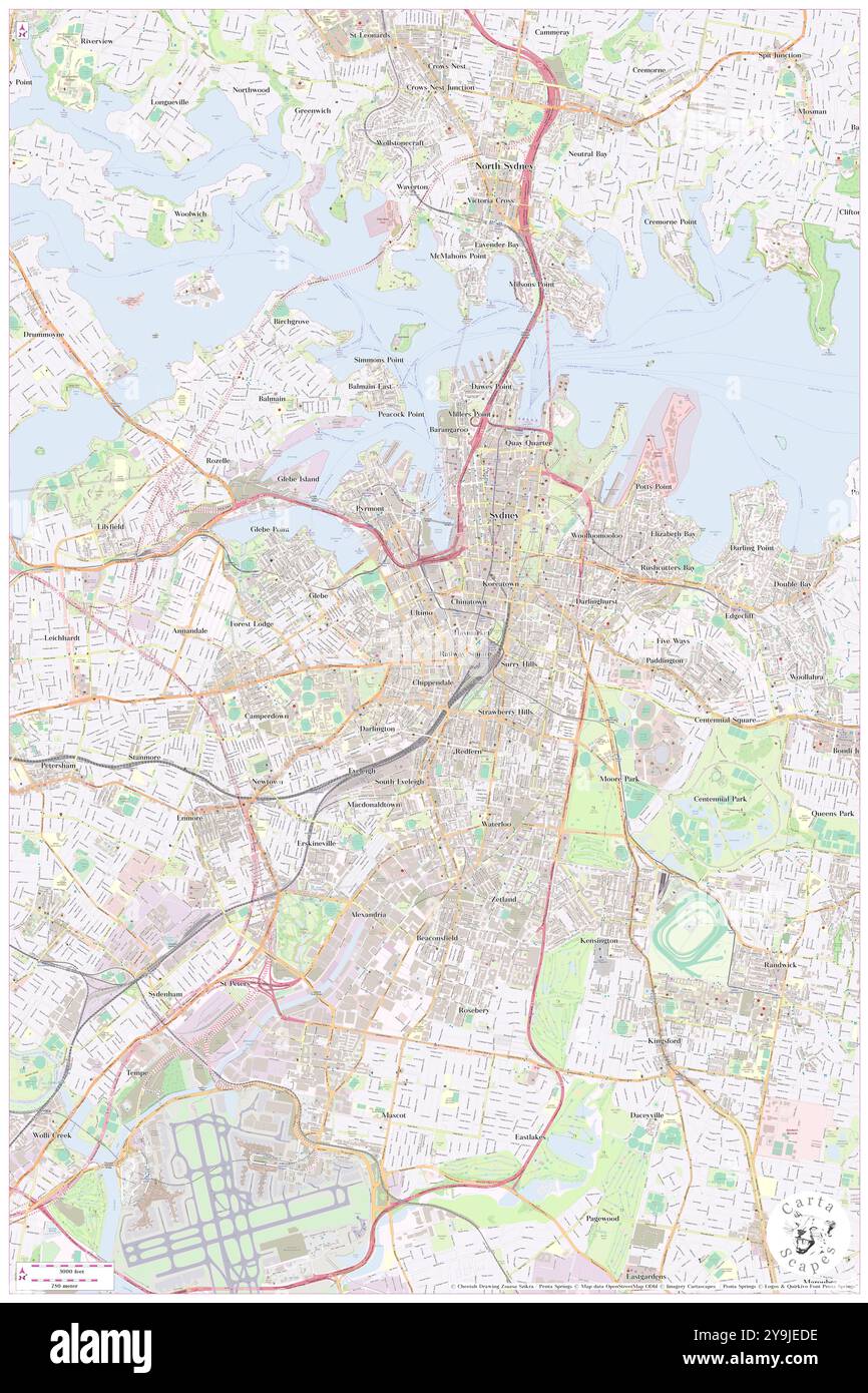 CREST HOTEL, ville de Sydney, au, Australie, Nouvelle-Galles du Sud, s 33 52' 59'', N 151 11' 59'', carte, Cartascapes carte publiée en 2024. Explorez Cartascapes, une carte qui révèle la diversité des paysages, des cultures et des écosystèmes de la Terre. Voyage à travers le temps et l'espace, découvrir l'interconnexion du passé, du présent et de l'avenir de notre planète. Banque D'Images