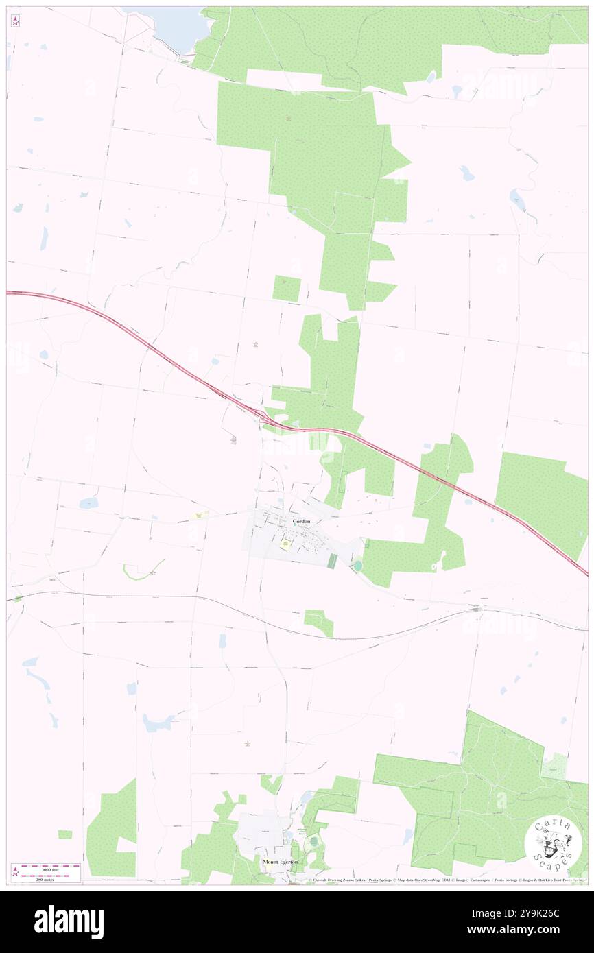 Gordon, Moorabool, au, Australie, Victoria, s 37 34' 56'', N 144 6' 33'', carte, Cartascapes carte publiée en 2024. Explorez Cartascapes, une carte qui révèle la diversité des paysages, des cultures et des écosystèmes de la Terre. Voyage à travers le temps et l'espace, découvrir l'interconnexion du passé, du présent et de l'avenir de notre planète. Banque D'Images