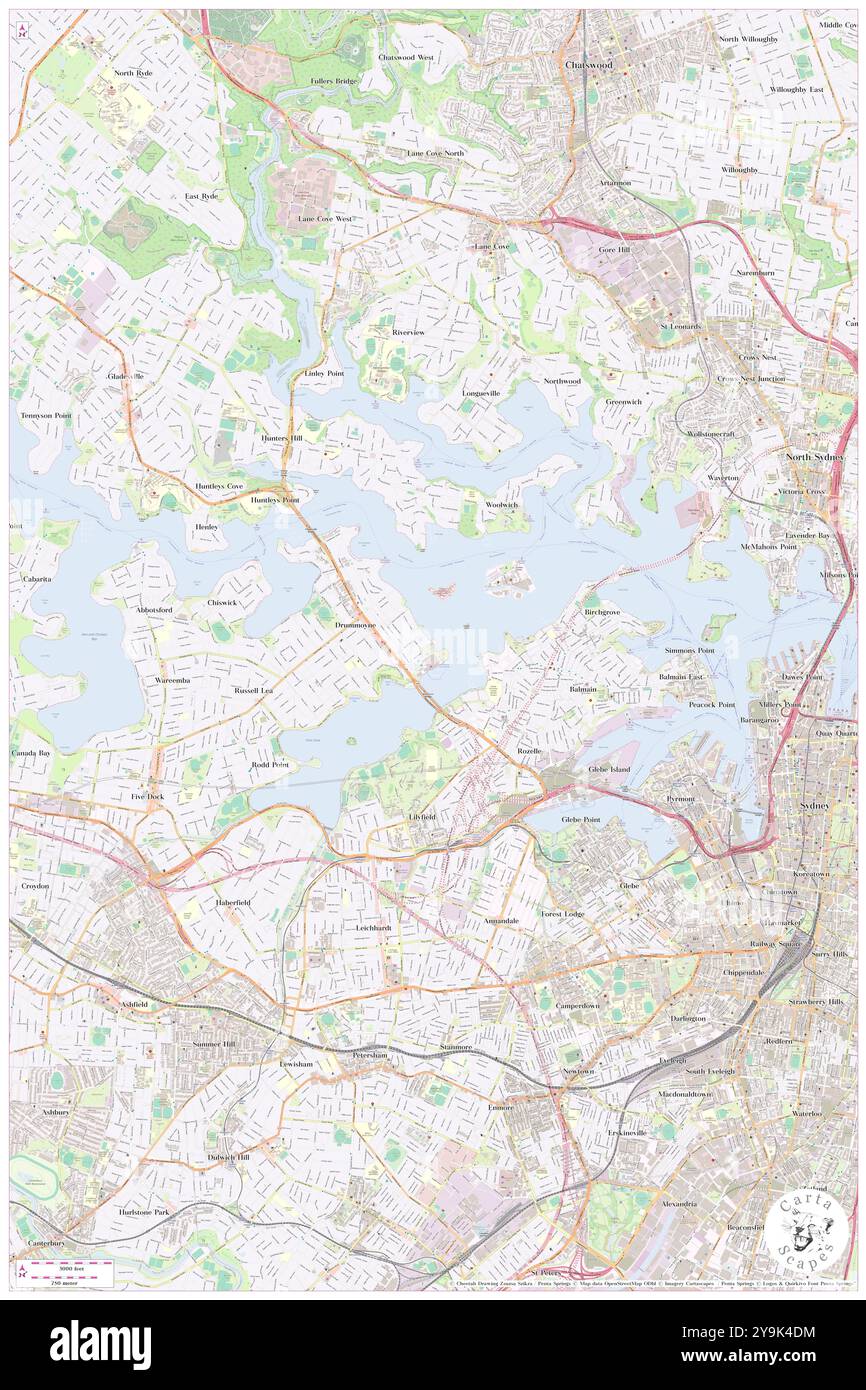 Drummoyne Sailing Club, Canada Bay, au, Australie, Nouvelle-Galles du Sud, s 33 51' 16'', N 151 9' 46'', carte, Cartascapes carte publiée en 2024. Explorez Cartascapes, une carte qui révèle la diversité des paysages, des cultures et des écosystèmes de la Terre. Voyage à travers le temps et l'espace, découvrir l'interconnexion du passé, du présent et de l'avenir de notre planète. Banque D'Images