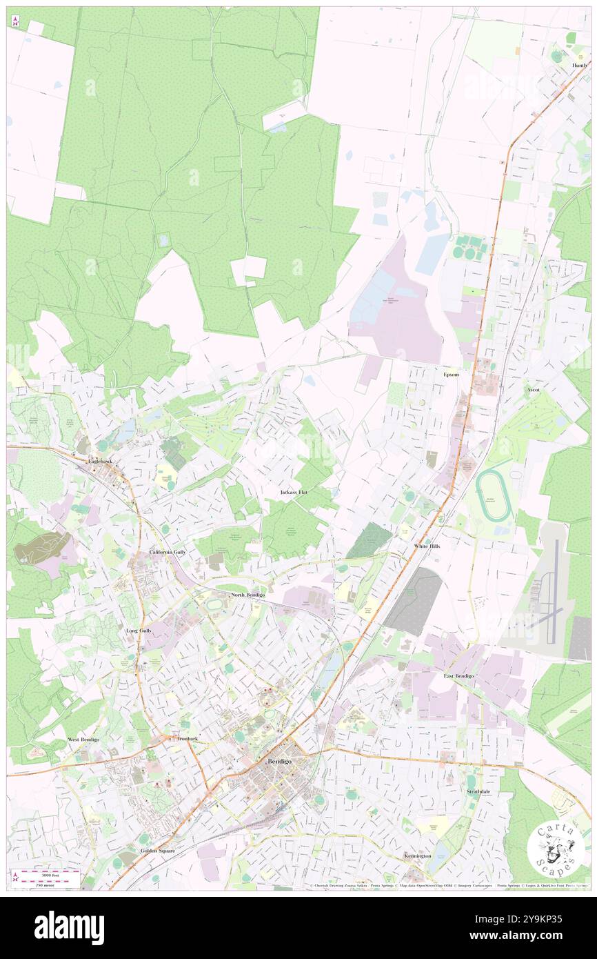 Jackass Flat, Greater Bendigo, au, Australia, Victoria, s 36 42' 57'', N 144 17' 9'', carte, Cartascapes carte publiée en 2024. Explorez Cartascapes, une carte qui révèle la diversité des paysages, des cultures et des écosystèmes de la Terre. Voyage à travers le temps et l'espace, découvrir l'interconnexion du passé, du présent et de l'avenir de notre planète. Banque D'Images