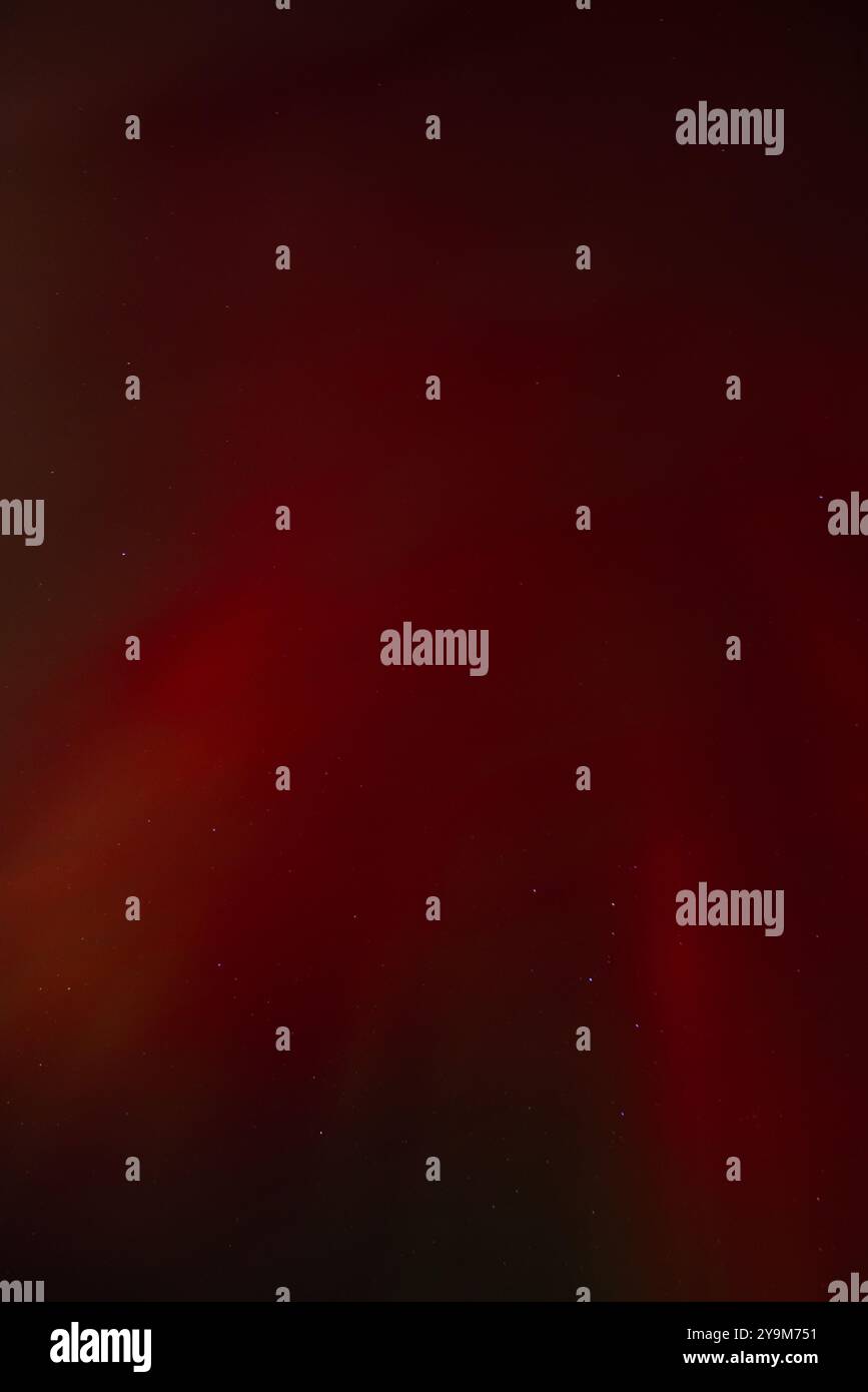 Aurores boréales rouges au-dessus d'Ottawa, Ontario, Canada Banque D'Images Aurores boréales rouges au-dessus d'Ottawa, Ontario, Canada Banque D'Images