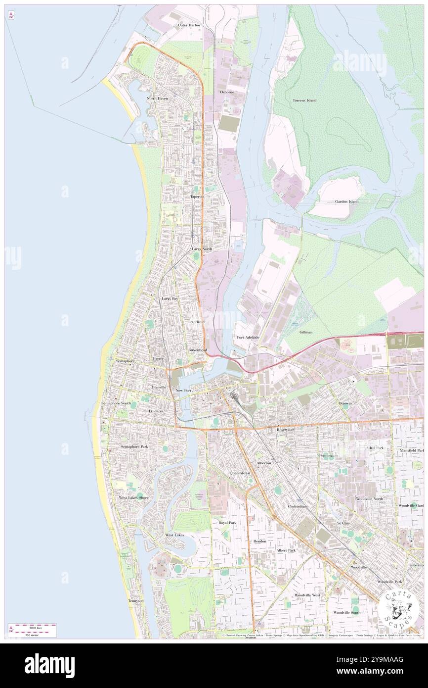 Adelaide Brighton, Port Adelaide Enfield, au, Australie, Australie méridionale, s 34 49' 52'', N 138 30' 15'', carte, Cartascapes carte publiée en 2024. Explorez Cartascapes, une carte qui révèle la diversité des paysages, des cultures et des écosystèmes de la Terre. Voyage à travers le temps et l'espace, découvrir l'interconnexion du passé, du présent et de l'avenir de notre planète. Banque D'Images