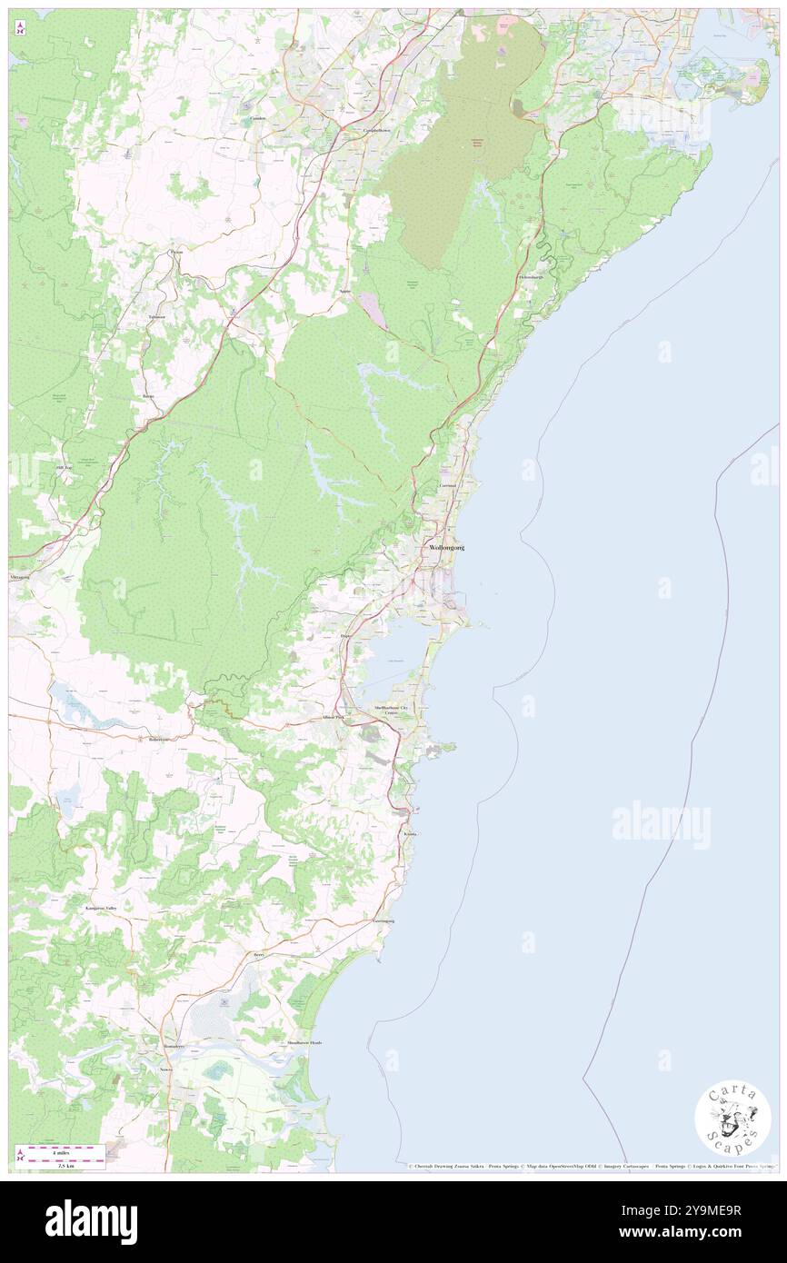 Illawarra, , au, Australie, Nouvelle-Galles du Sud, s 34 32' 55'', N 150 51' 57'', carte, Cartascapes carte publiée en 2024. Explorez Cartascapes, une carte qui révèle la diversité des paysages, des cultures et des écosystèmes de la Terre. Voyage à travers le temps et l'espace, découvrir l'interconnexion du passé, du présent et de l'avenir de notre planète. Banque D'Images