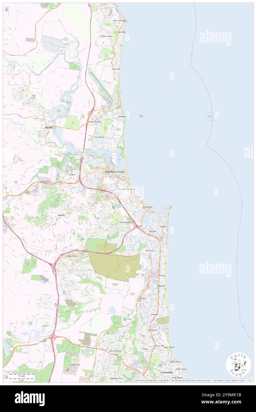 Alexandra Headland, Sunshine Coast, au, Australie, Queensland, s 26 40' 17'', N 153 6' 2'', carte, Cartascapes carte publiée en 2024. Explorez Cartascapes, une carte qui révèle la diversité des paysages, des cultures et des écosystèmes de la Terre. Voyage à travers le temps et l'espace, découvrir l'interconnexion du passé, du présent et de l'avenir de notre planète. Banque D'Images