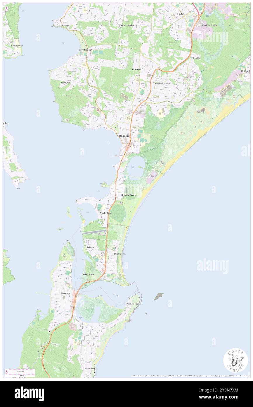 Belmont Cemetery, Lake Macquarie Shire, au, Australie, Nouvelle-Galles du Sud, s 33 3' 6'', N 151 39' 34'', carte, Cartascapes carte publiée en 2024. Explorez Cartascapes, une carte qui révèle la diversité des paysages, des cultures et des écosystèmes de la Terre. Voyage à travers le temps et l'espace, découvrir l'interconnexion du passé, du présent et de l'avenir de notre planète. Banque D'Images