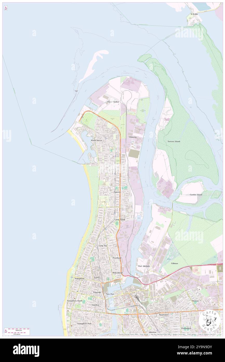 Osborne, Port Adelaide Enfield, au, Australie, Australie méridionale, s 34 47' 52'', N 138 29' 52'', carte, Cartascapes carte publiée en 2024. Explorez Cartascapes, une carte qui révèle la diversité des paysages, des cultures et des écosystèmes de la Terre. Voyage à travers le temps et l'espace, découvrir l'interconnexion du passé, du présent et de l'avenir de notre planète. Banque D'Images