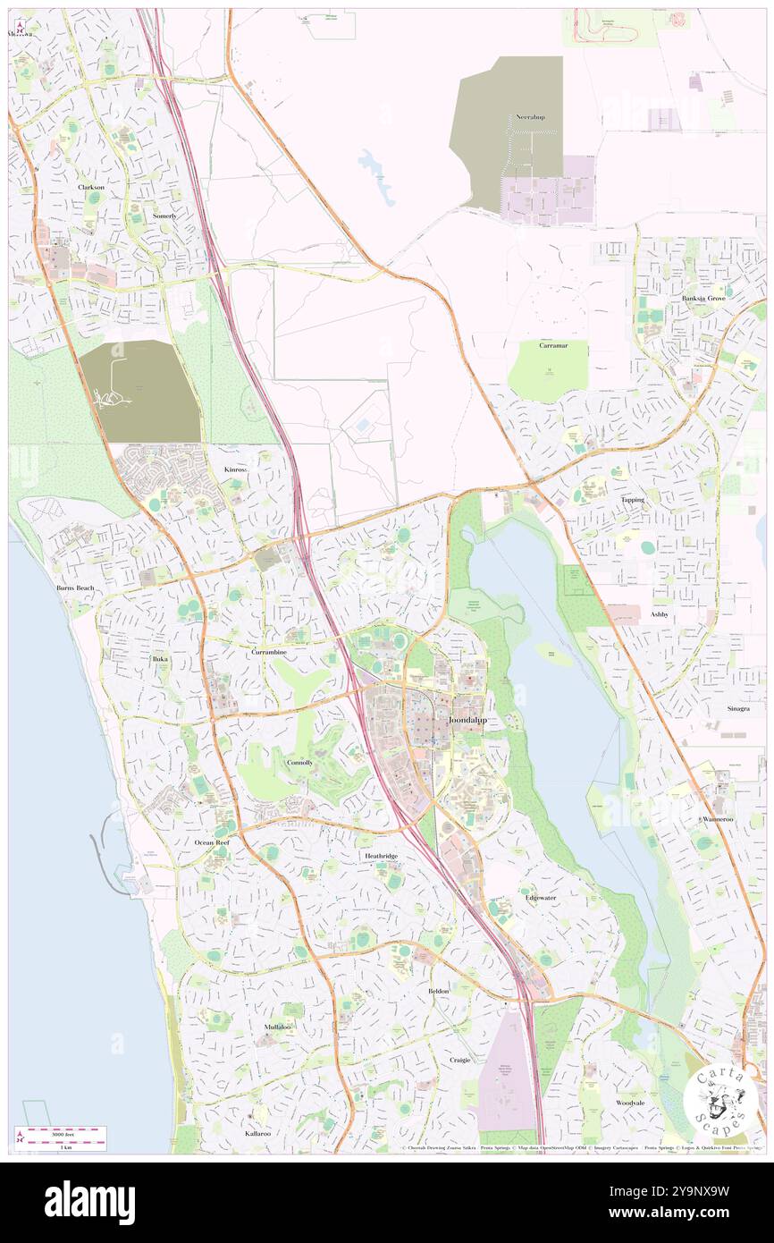 Water Tower Park, Joondalup, au, Australie, Australie occidentale, s 31 43' 38'', N 115 45' 41'', carte, Cartascapes carte publiée en 2024. Explorez Cartascapes, une carte qui révèle la diversité des paysages, des cultures et des écosystèmes de la Terre. Voyage à travers le temps et l'espace, découvrir l'interconnexion du passé, du présent et de l'avenir de notre planète. Banque D'Images