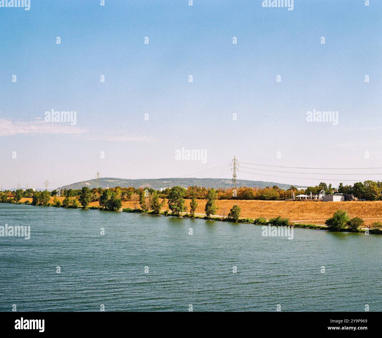 Nouveau Danube, Neue Donau, Vienne, Autriche, Europe. Banque D'Images