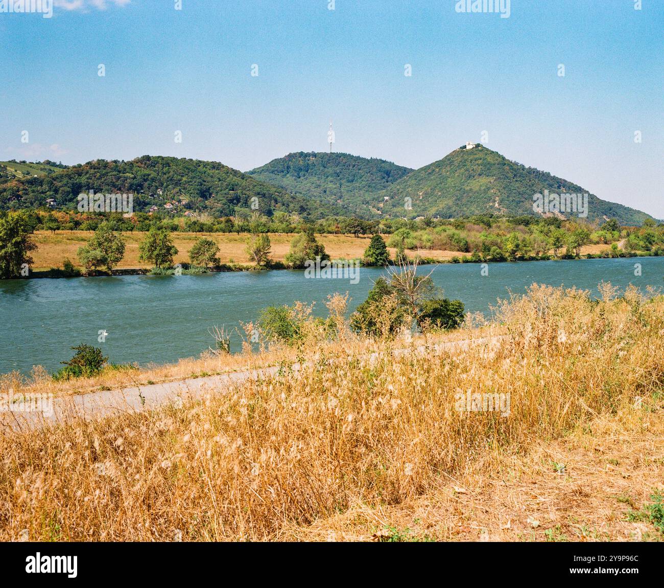 Nouveau Danube, Neue Donau, Vienne, Autriche, Europe. Banque D'Images