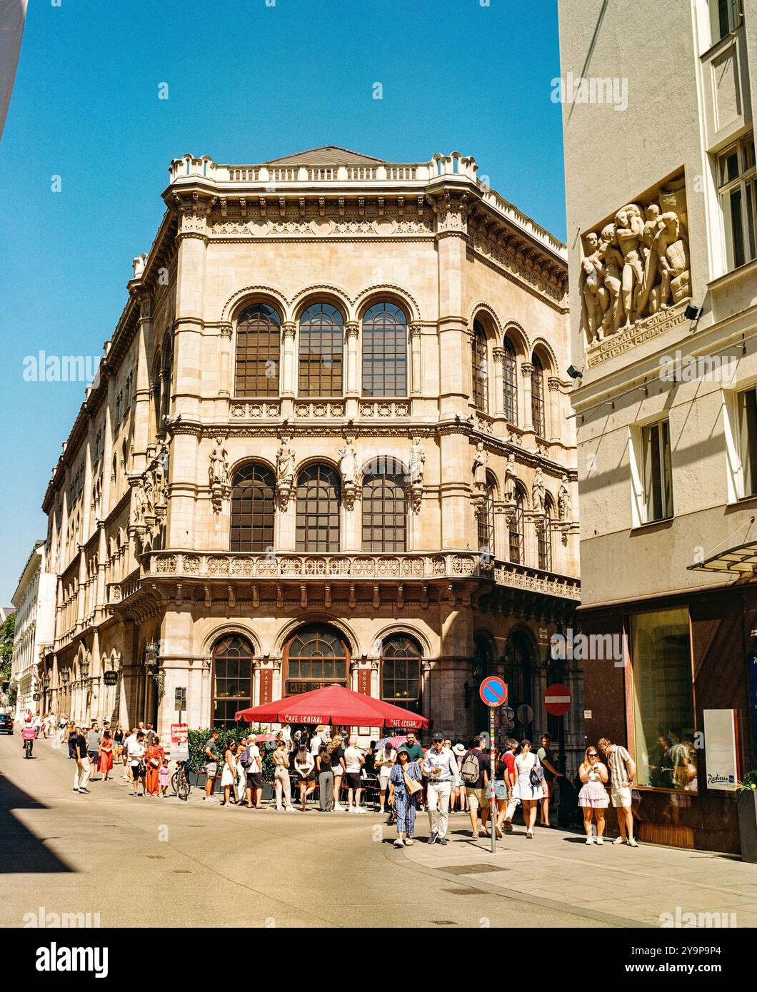 Cafe Central, Vienne, Autriche. Banque D'Images