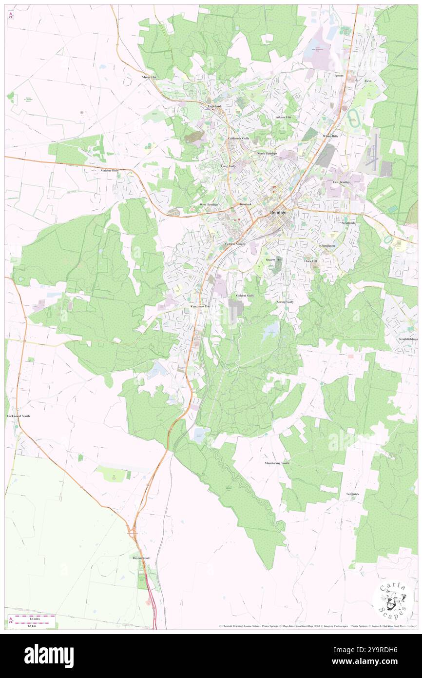 Kangaroo Flat, Greater Bendigo, au, Australia, Victoria, s 36 47' 59'', N 144 15' 0'', carte, Cartascapes carte publiée en 2024. Explorez Cartascapes, une carte qui révèle la diversité des paysages, des cultures et des écosystèmes de la Terre. Voyage à travers le temps et l'espace, découvrir l'interconnexion du passé, du présent et de l'avenir de notre planète. Banque D'Images