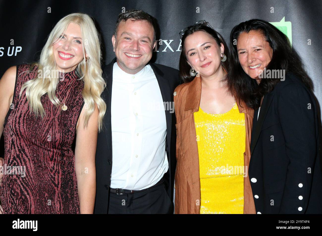 LOS ANGELES - octobre 10 : Olivia June, Zak Williams, Zelda Williams, Marsha Garces Williams à la 12e édition annuelle de Bring change 2 Mind's Revels and Revelations à la résidence privée le 10 octobre 2024 à Woodside, CA (photo de Katrina Jordan/Sipa USA) Banque D'Images