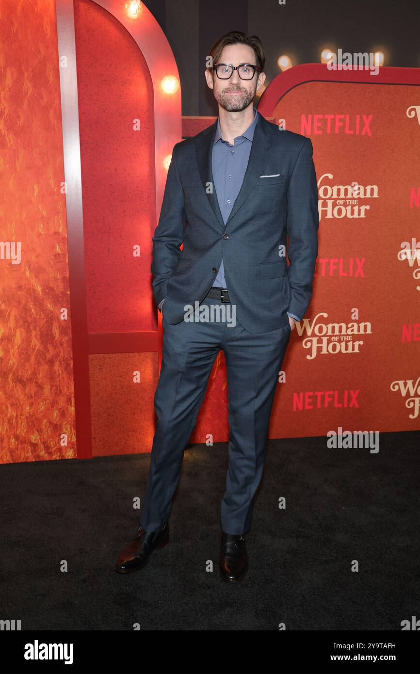 HOLLYWOOD, CA - 10 OCTOBRE : Ian McDonald à Los Angeles première de « Woman of the Hour » de Netflix au théâtre égyptien Hollywood le 10 octobre 2024 à Hollywood, Californie. Crédit Faye Sadou/MediaPunch Banque D'Images