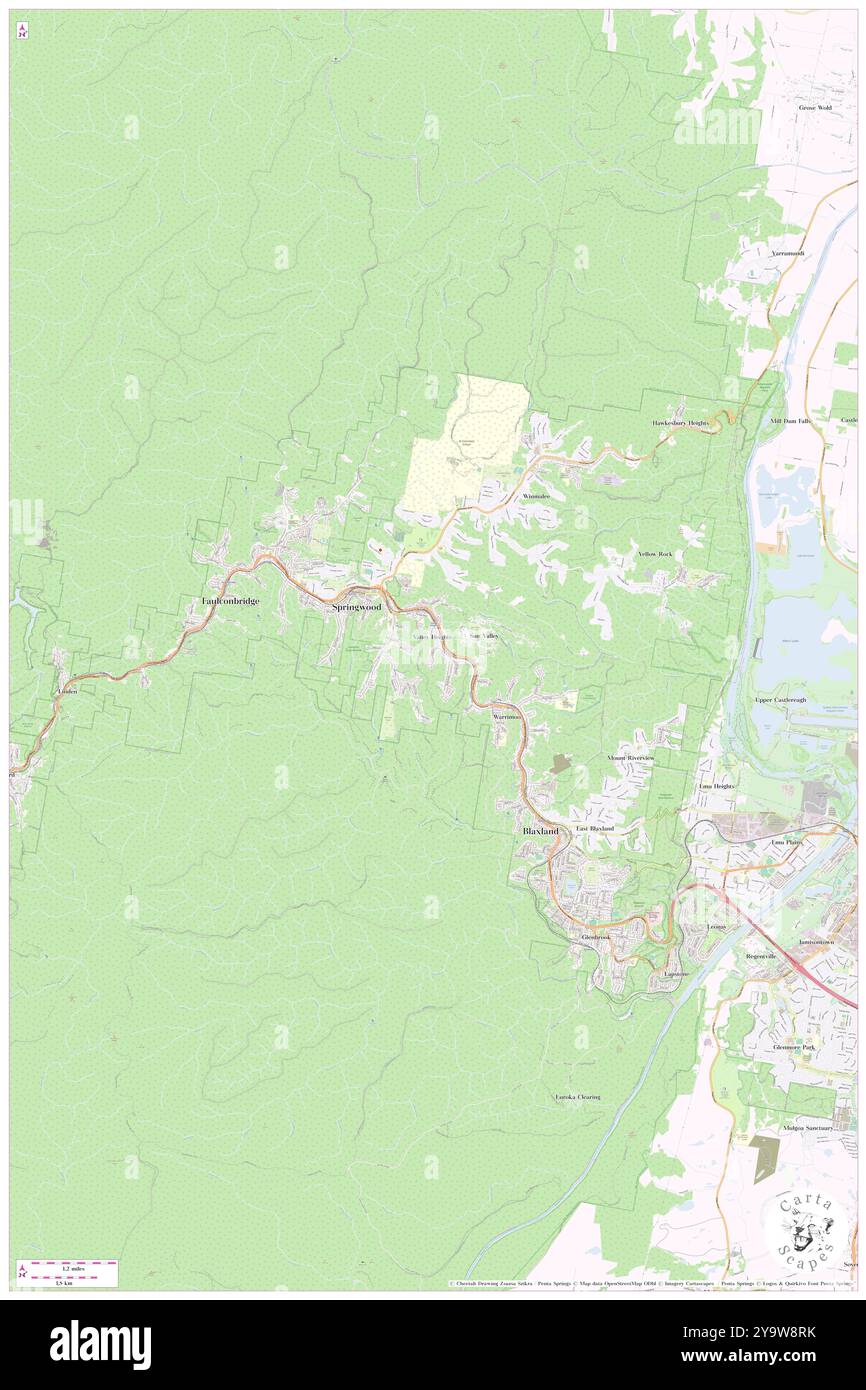 Valley Heights, Blue Mountains Municipality, au, Australie, Nouvelle-Galles du Sud, s 33 42' 0'', N 150 34' 59'', carte, Cartascapes carte publiée en 2024. Explorez Cartascapes, une carte qui révèle la diversité des paysages, des cultures et des écosystèmes de la Terre. Voyage à travers le temps et l'espace, découvrir l'interconnexion du passé, du présent et de l'avenir de notre planète. Banque D'Images