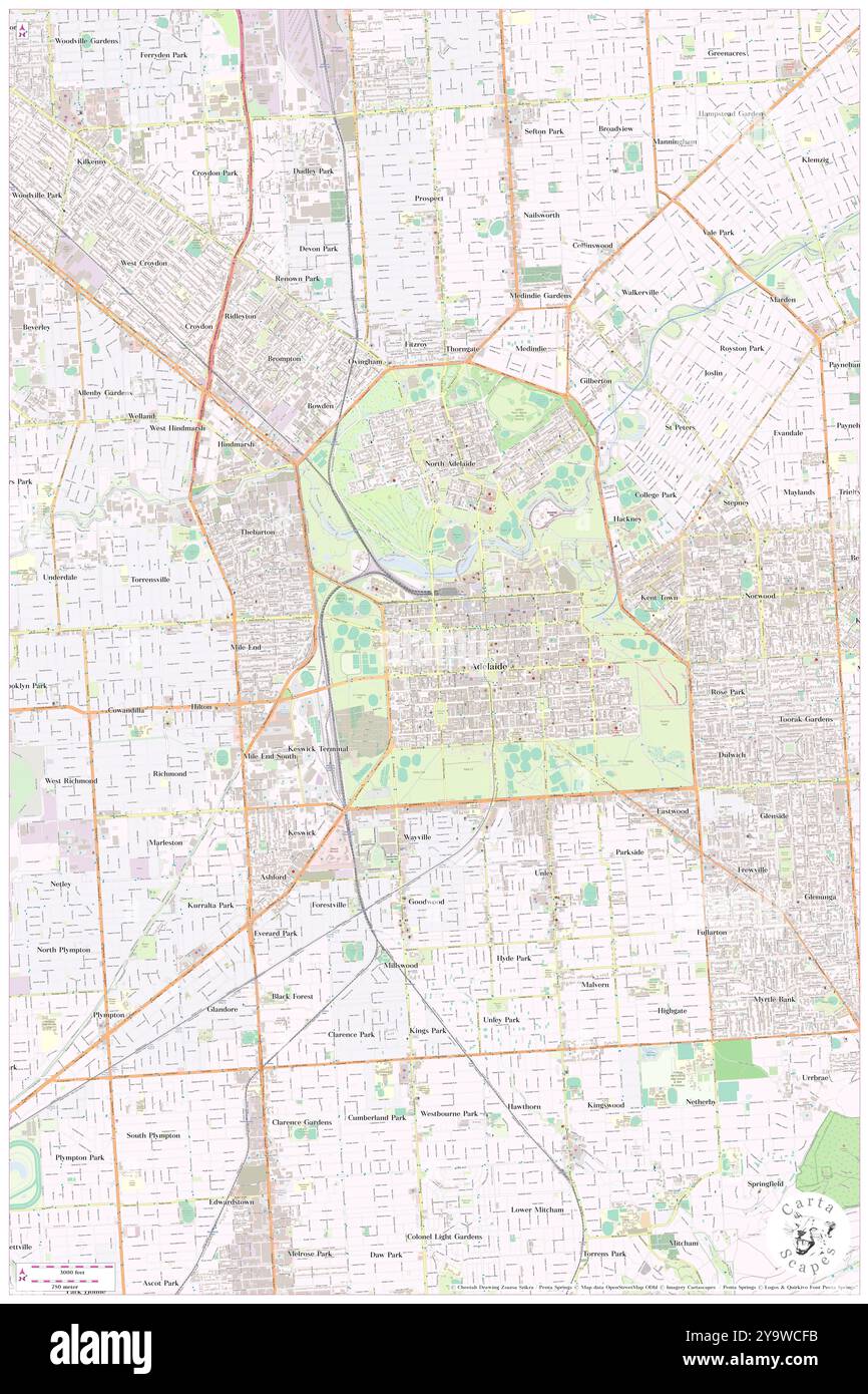 Oaks istay Precinct, Adélaïde, au, Australie, Australie méridionale, s 34 55' 36'', N 138 35' 36'', carte, Cartascapes carte publiée en 2024. Explorez Cartascapes, une carte qui révèle la diversité des paysages, des cultures et des écosystèmes de la Terre. Voyage à travers le temps et l'espace, découvrir l'interconnexion du passé, du présent et de l'avenir de notre planète. Banque D'Images