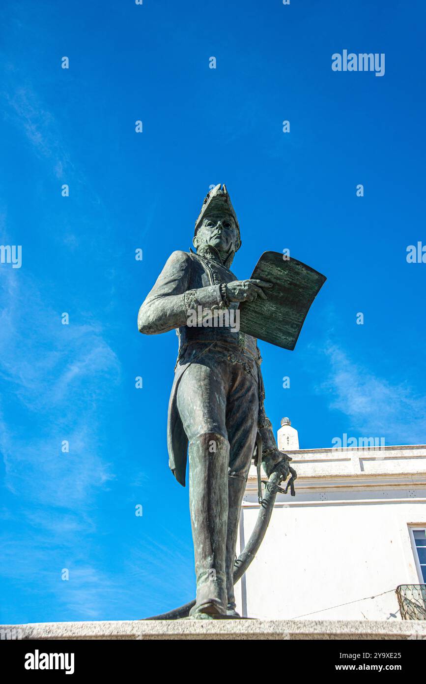 Monument au général Francisco de Copons y Navia Banque D'Images