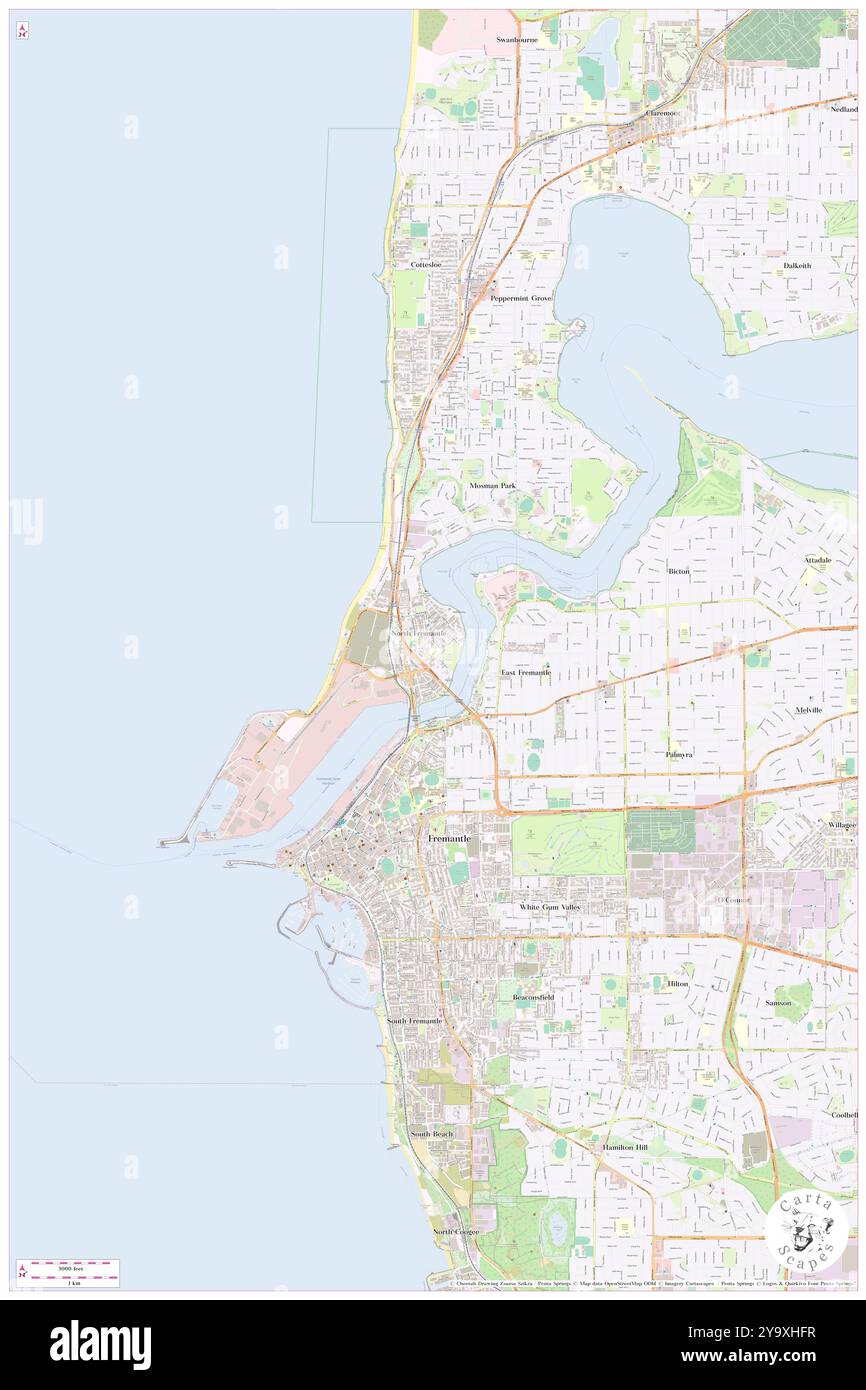 North Fremantle Primary School, Fremantle, au, Australie, Australie occidentale, s 32 2' 3'', N 115 45' 24'', carte, Cartascapes carte publiée en 2024. Explorez Cartascapes, une carte qui révèle la diversité des paysages, des cultures et des écosystèmes de la Terre. Voyage à travers le temps et l'espace, découvrir l'interconnexion du passé, du présent et de l'avenir de notre planète. Banque D'Images