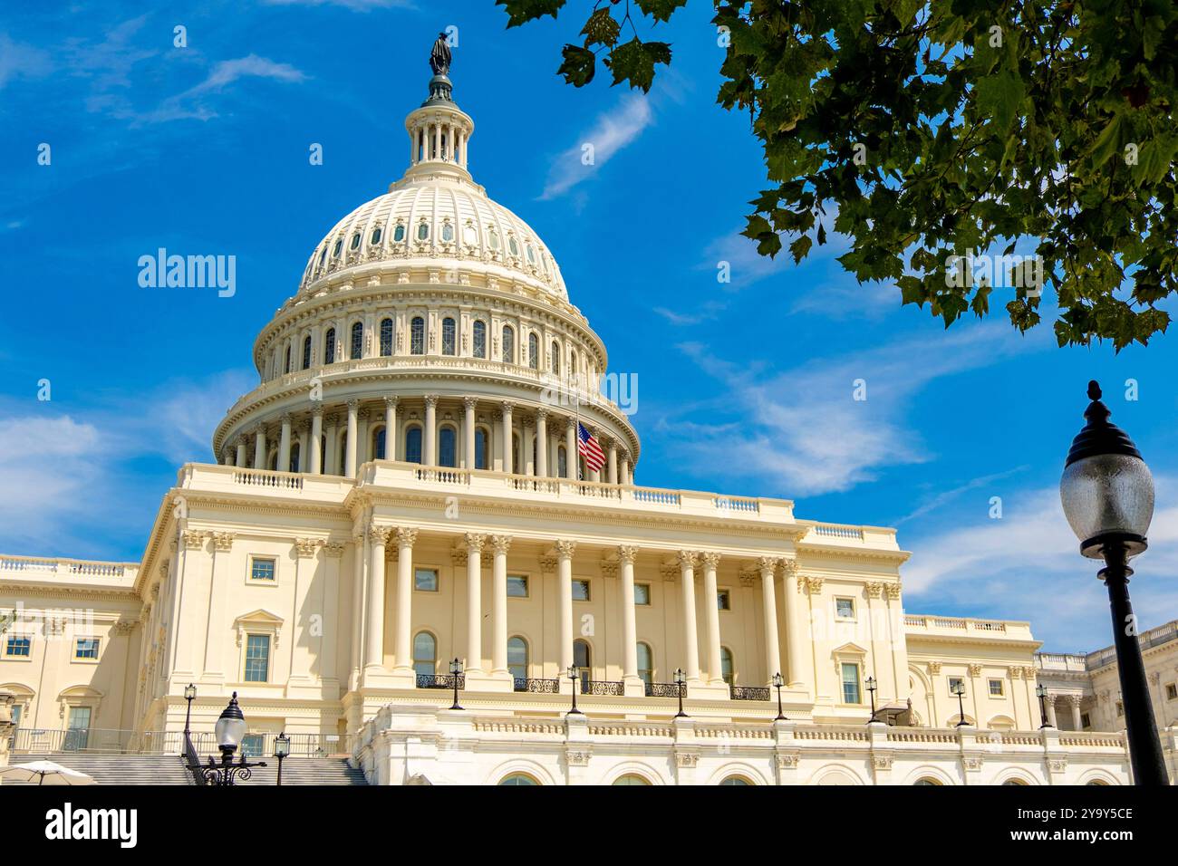 États-Unis, Washington DC, le Capitole Banque D'Images