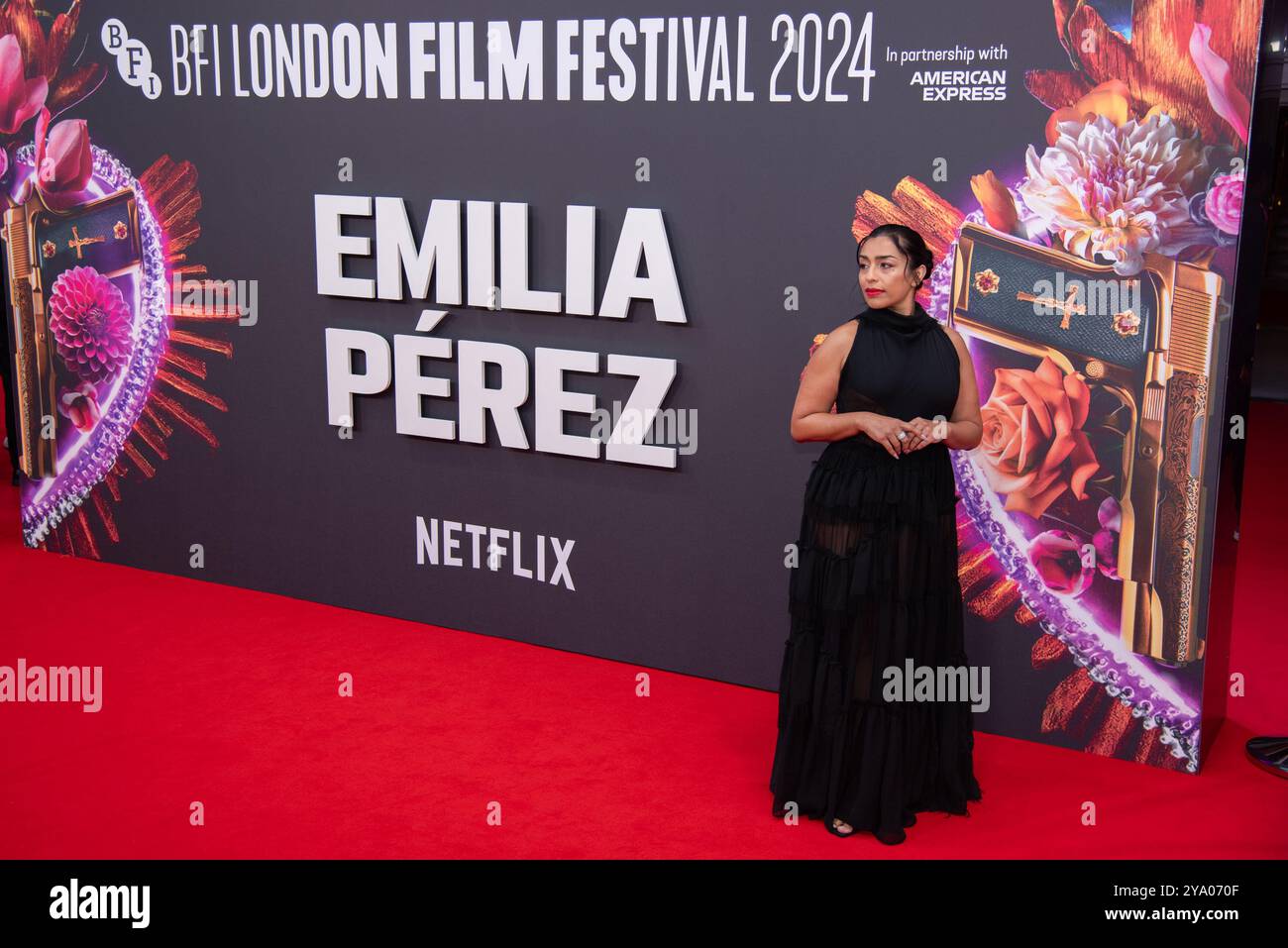 Londres, Royaume-Uni. 11 octobre 2024. Adriana Paz assiste au Gala "Emilia Perez" pendant le 68ème Festival du film de Londres BFI au Royal Festival Hall. (Photo de Loredana Sangiuliano/SOPA images/Sipa USA) crédit : Sipa USA/Alamy Live News Banque D'Images