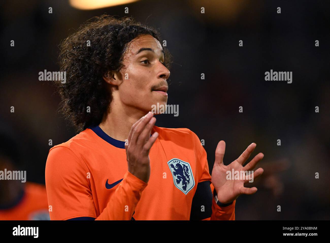 ALMELO - Gjivai Zechiel de Hollande U21 lors du match amical Interland entre les pays-Bas O21 et le Mexique O21 au stade Erve Asito le 10 octobre 2024 à Almelo, pays-Bas. ANP | Hollandse Hoogte | GERRIT VAN KEULEN Banque D'Images