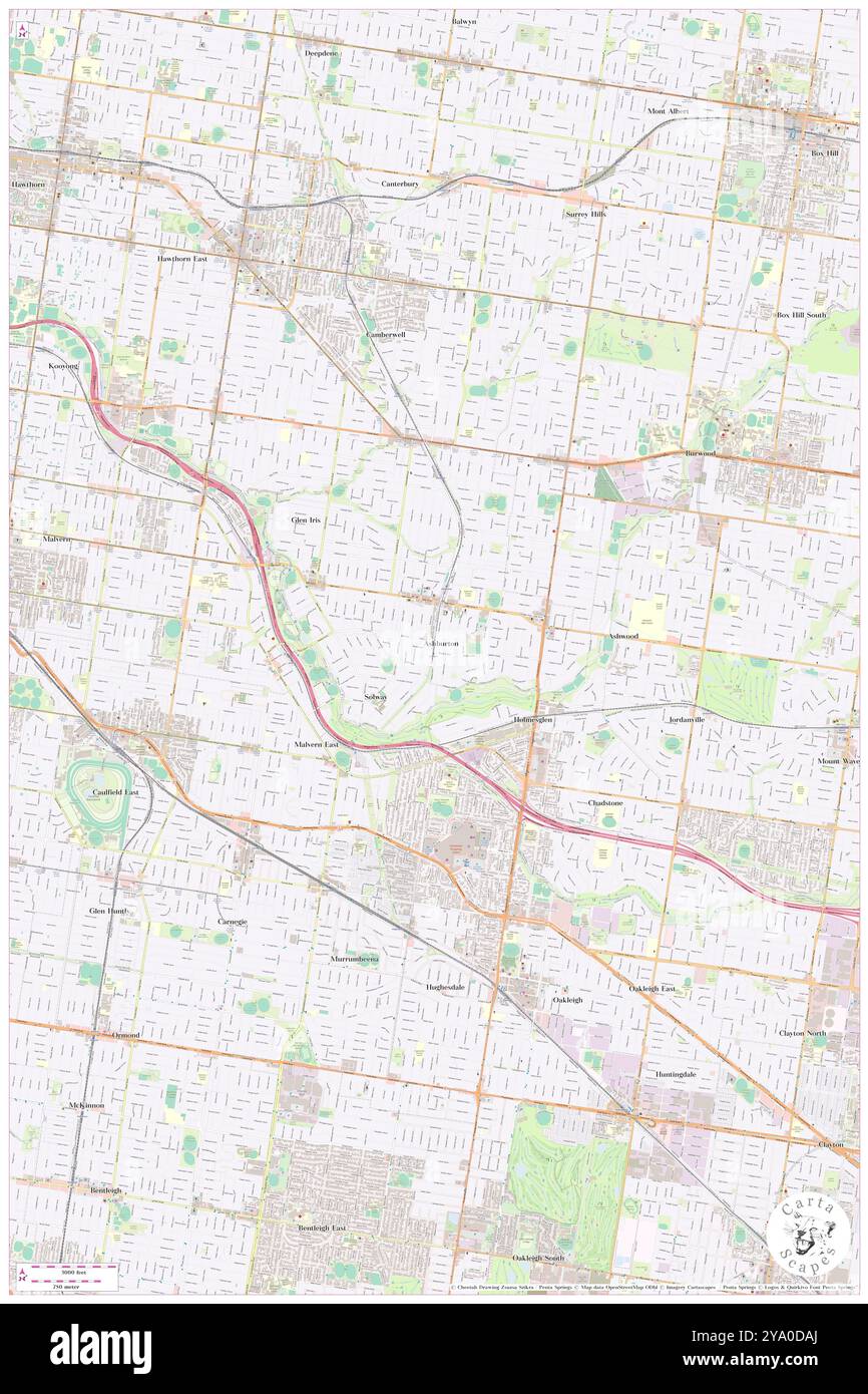 Alamein, Boroondara, au, Australie, Victoria, s 37 52' 5'', N 145 4' 47'', carte, Cartascapes carte publiée en 2024. Explorez Cartascapes, une carte qui révèle la diversité des paysages, des cultures et des écosystèmes de la Terre. Voyage à travers le temps et l'espace, découvrir l'interconnexion du passé, du présent et de l'avenir de notre planète. Banque D'Images