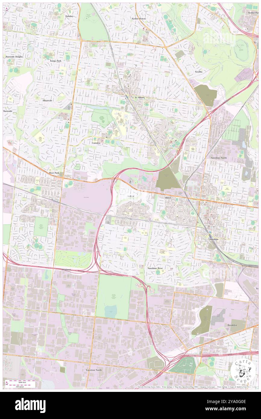 Ardeer, Brimbank, au, Australie, Victoria, s 37 46' 33'', N 144 48' 5'', carte, Cartascapes carte publiée en 2024. Explorez Cartascapes, une carte qui révèle la diversité des paysages, des cultures et des écosystèmes de la Terre. Voyage à travers le temps et l'espace, découvrir l'interconnexion du passé, du présent et de l'avenir de notre planète. Banque D'Images